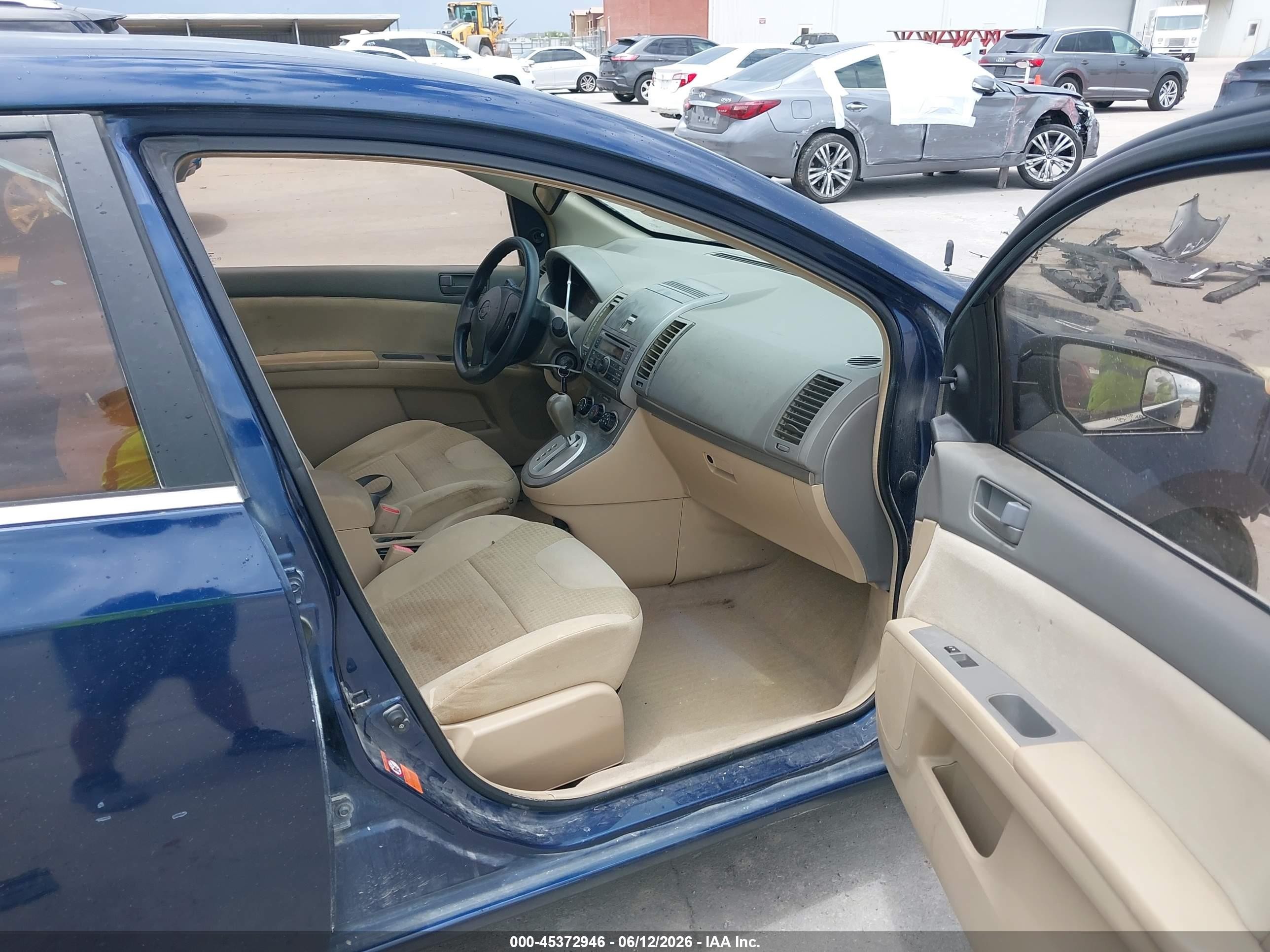 2008 Nissan Sentra 2.0 Синий vin: 3N1AB61E58L765671