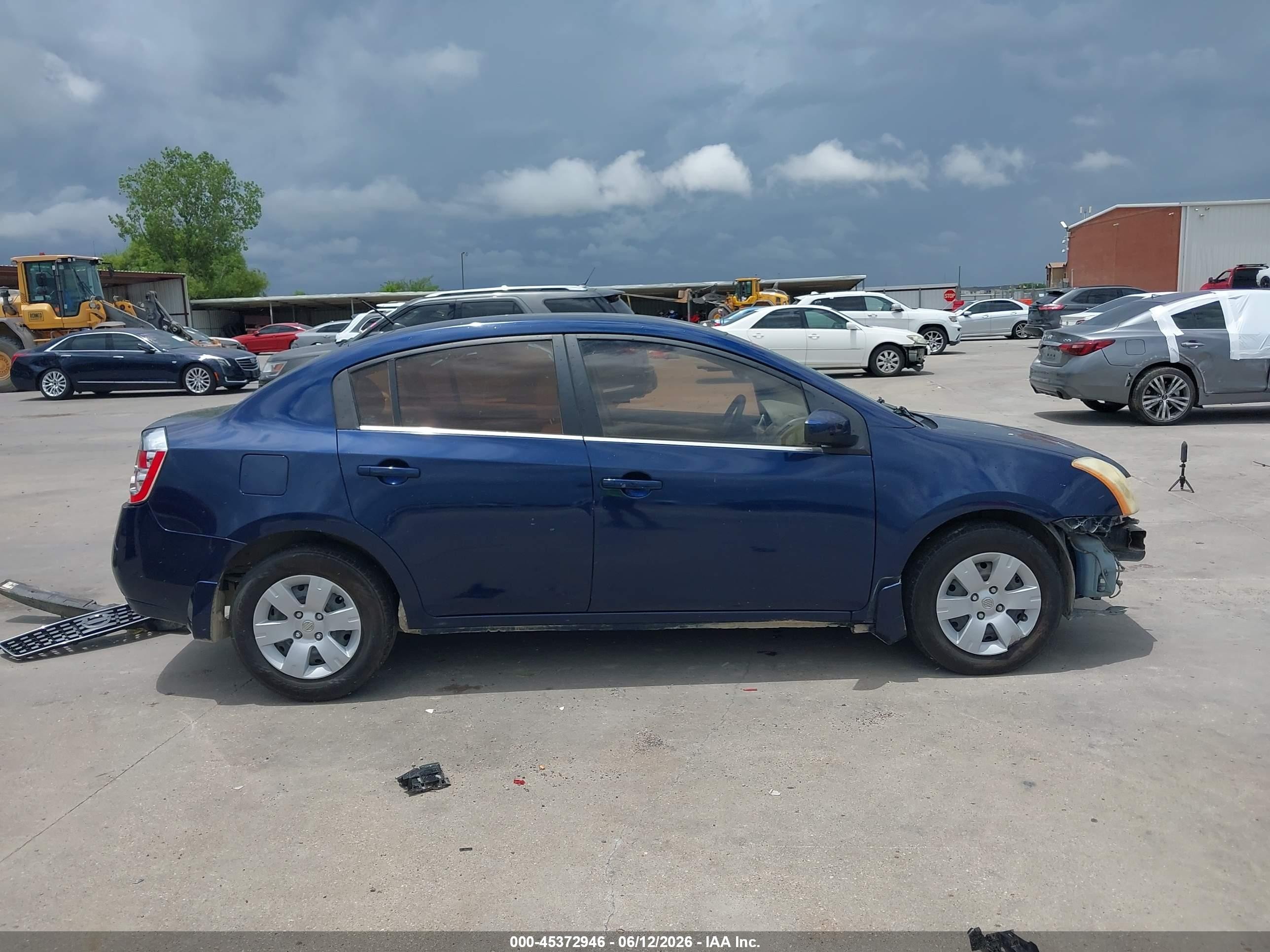2008 Nissan Sentra 2.0 Синий vin: 3N1AB61E58L765671