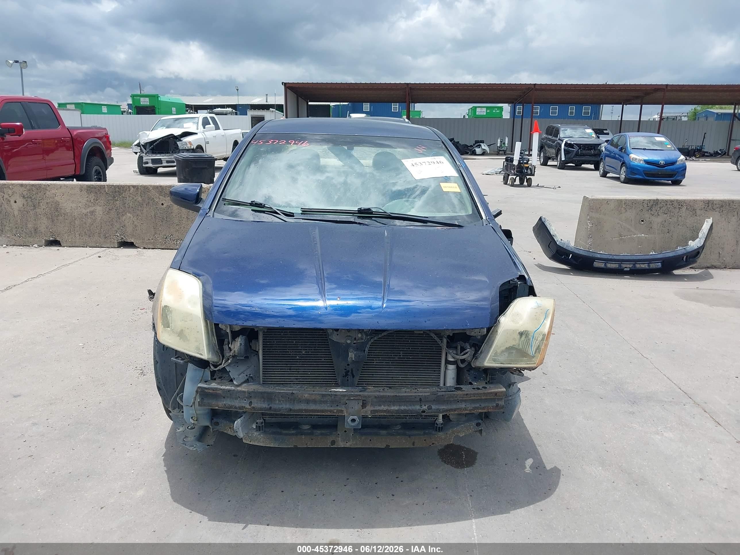 2008 Nissan Sentra 2.0 Синий vin: 3N1AB61E58L765671