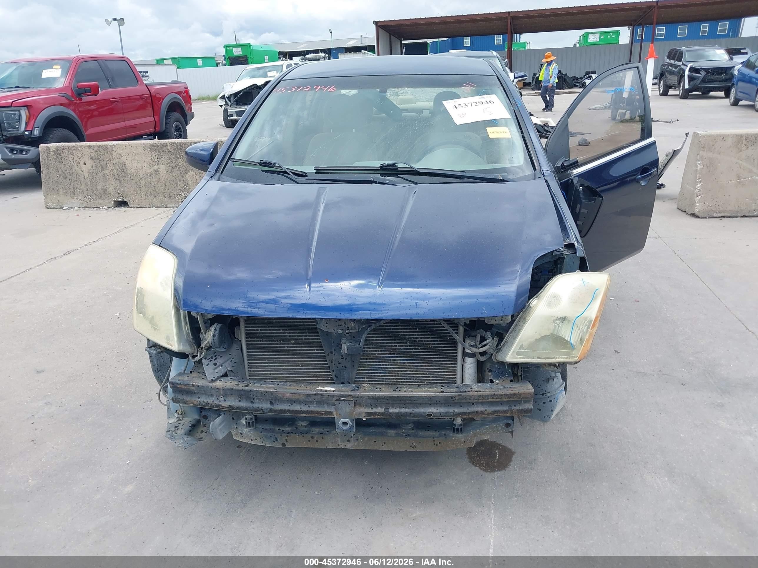 2008 Nissan Sentra 2.0 Синий vin: 3N1AB61E58L765671