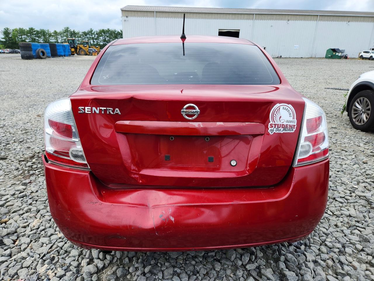 2009 Nissan Sentra 2.0 Red vin: 3N1AB61E59L614556