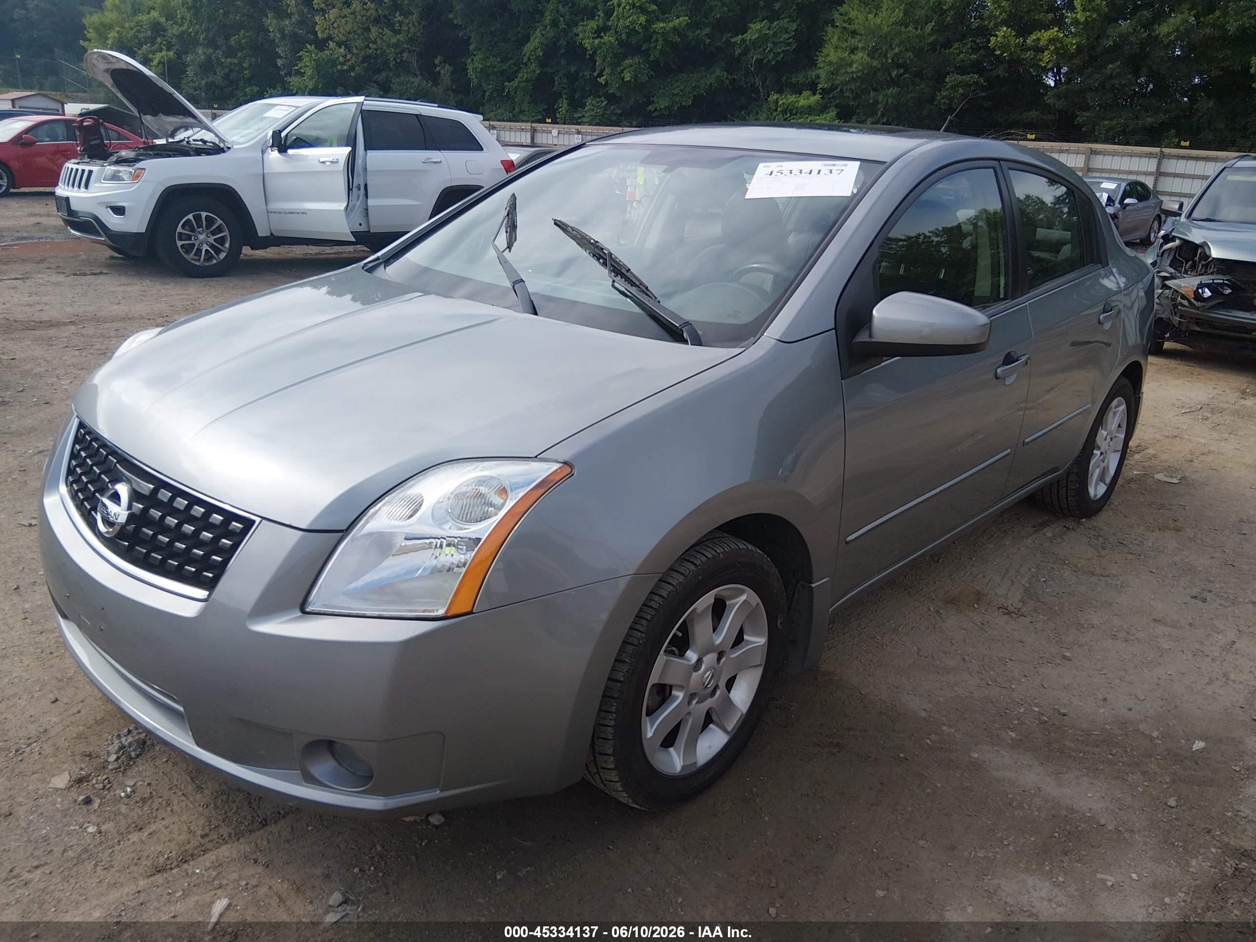 2009 Nissan Sentra 2.0sl Серый vin: 3N1AB61E59L619837