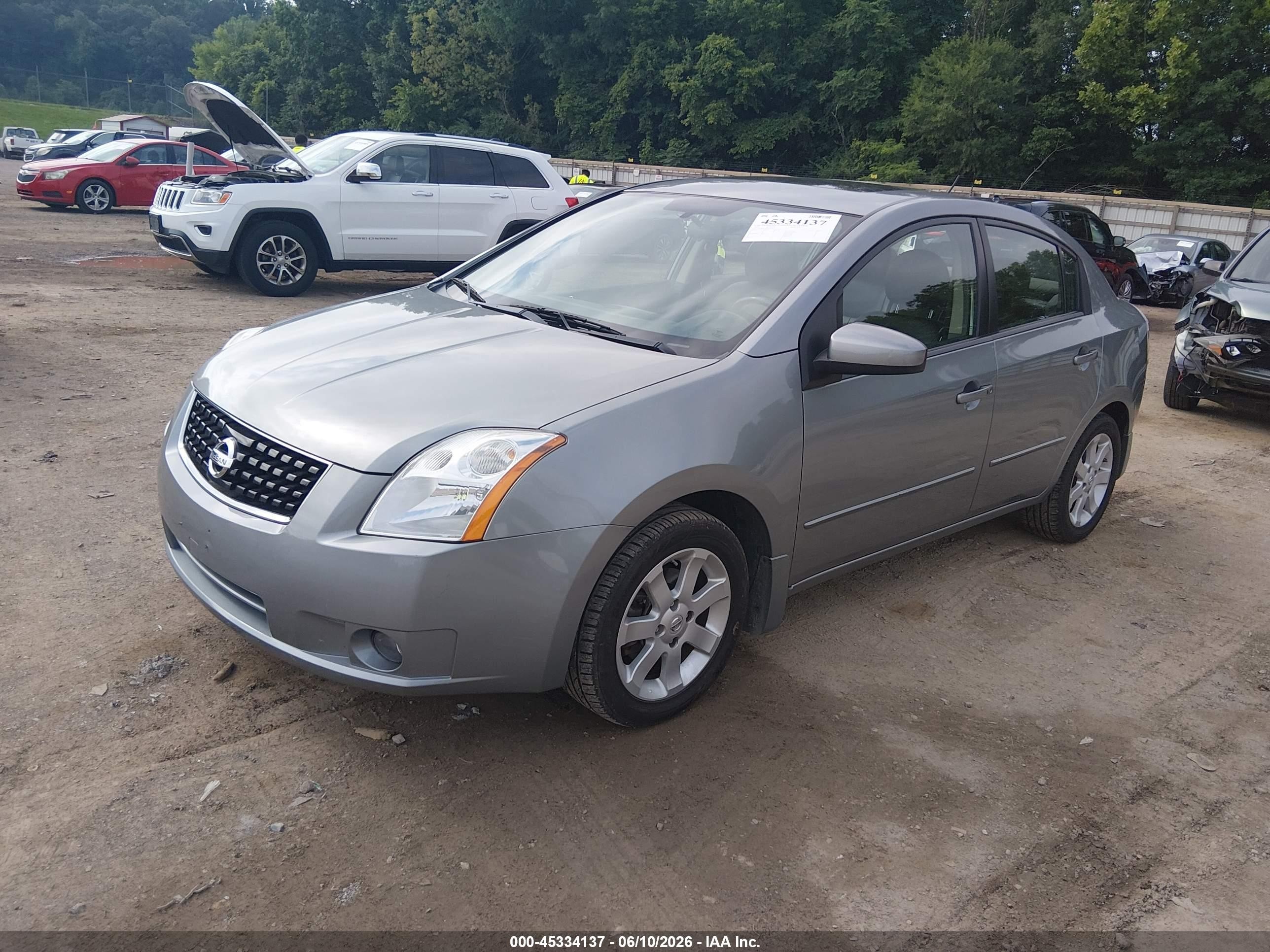 2009 Nissan Sentra 2.0sl Серый vin: 3N1AB61E59L619837
