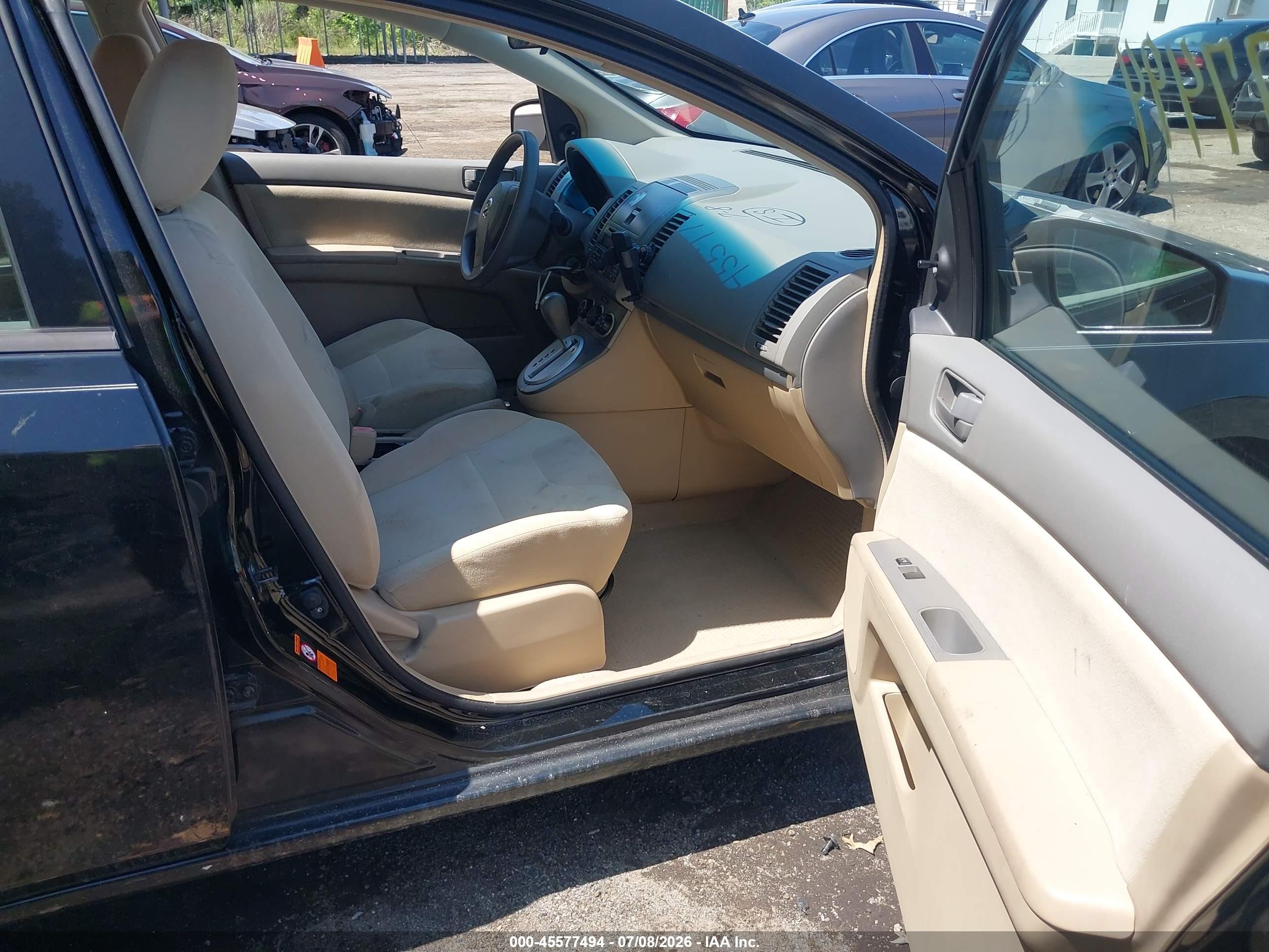 2009 Nissan Sentra 2.0 Black vin: 3N1AB61E59L619952