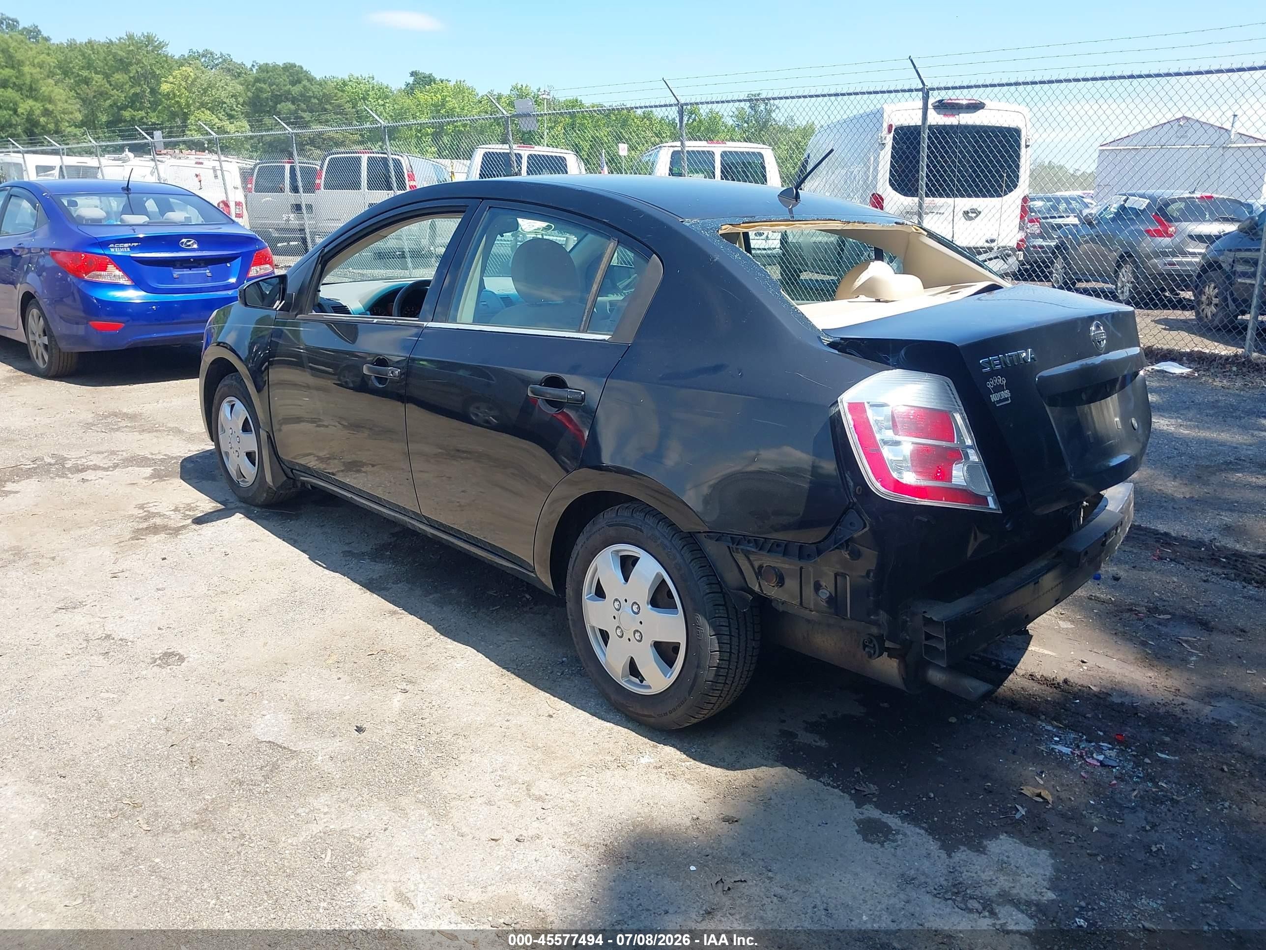 2009 Nissan Sentra 2.0 Black vin: 3N1AB61E59L619952