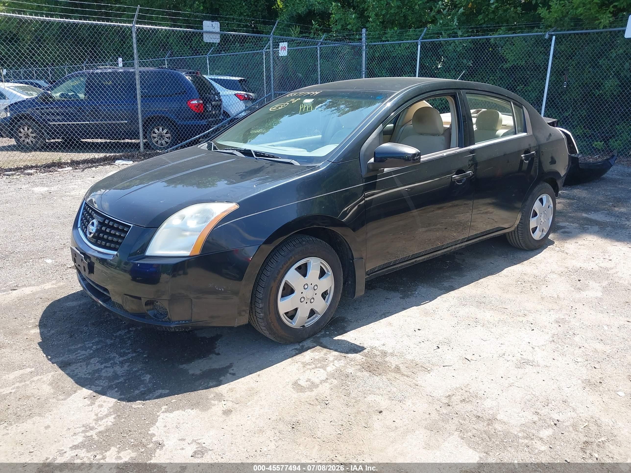 2009 Nissan Sentra 2.0 Black vin: 3N1AB61E59L619952