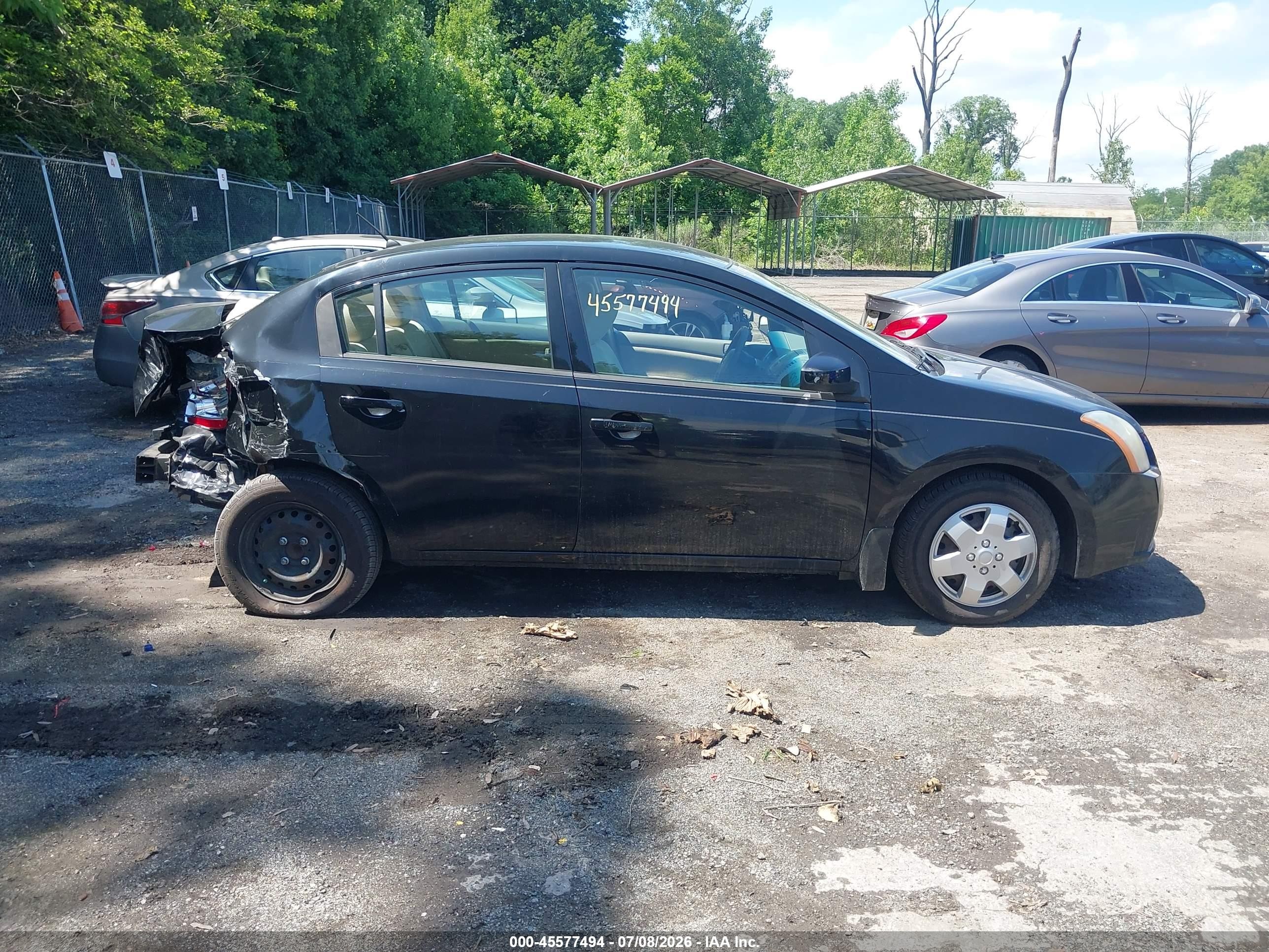 2009 Nissan Sentra 2.0 Black vin: 3N1AB61E59L619952