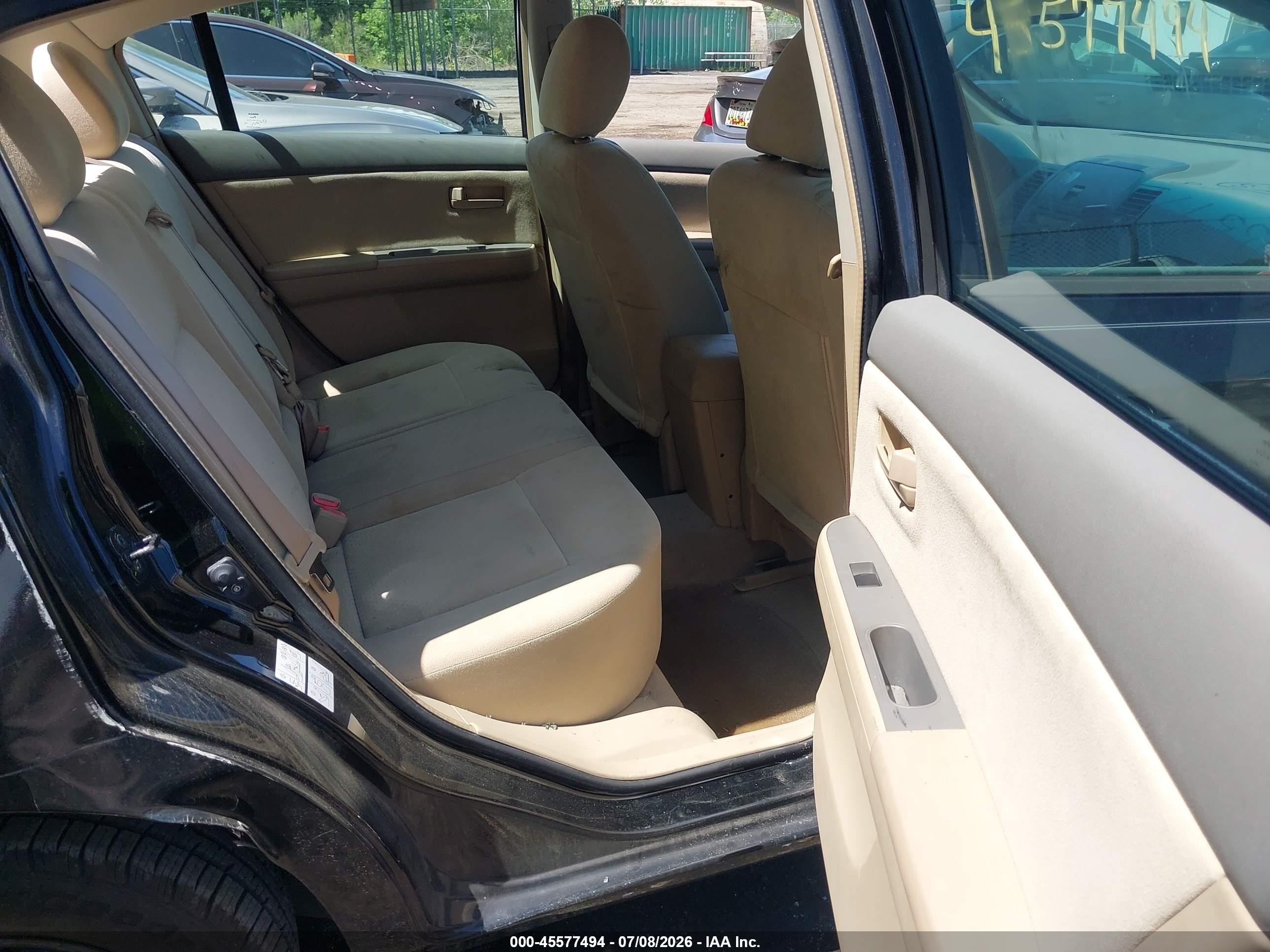 2009 Nissan Sentra 2.0 Black vin: 3N1AB61E59L619952