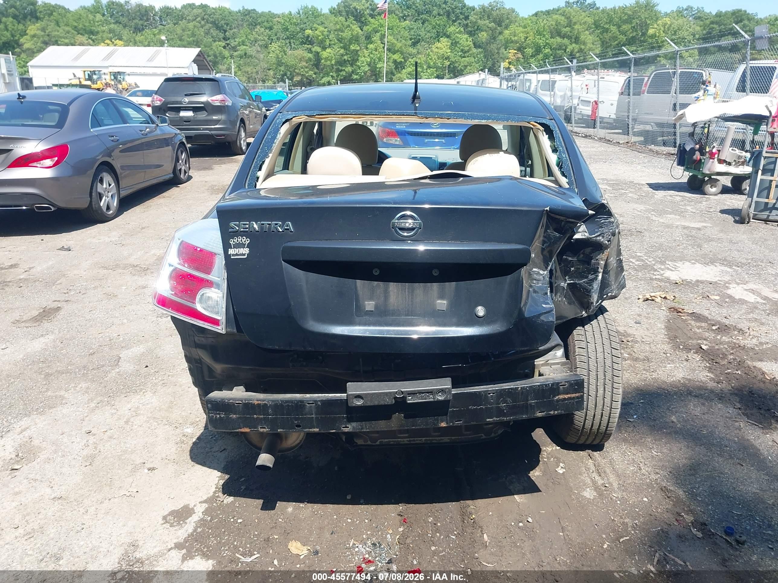 2009 Nissan Sentra 2.0 Black vin: 3N1AB61E59L619952
