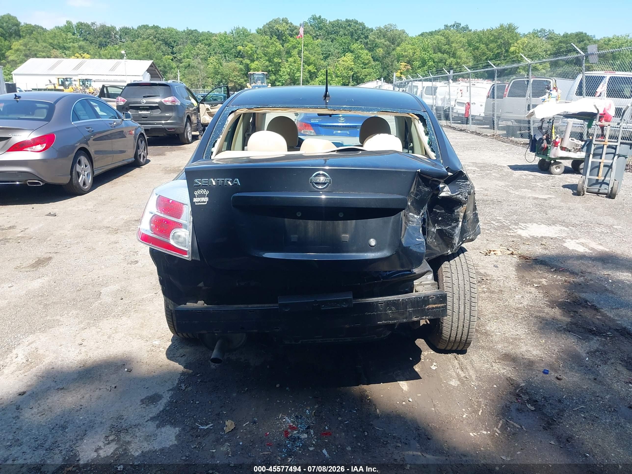 2009 Nissan Sentra 2.0 Black vin: 3N1AB61E59L619952
