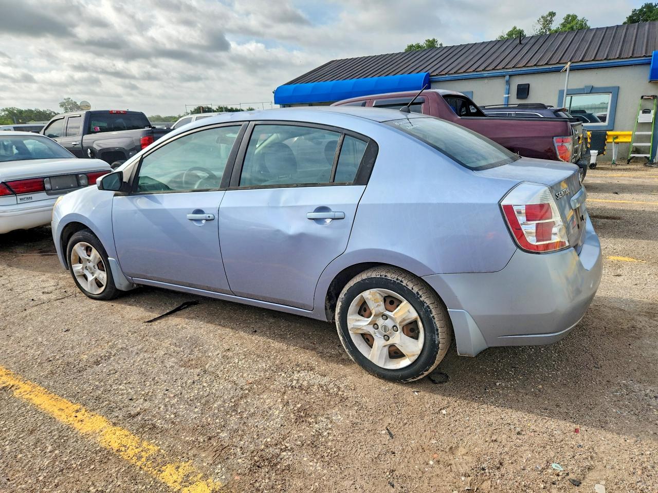 2009 Nissan Sentra Синий vin: 3N1AB61E59L627890
