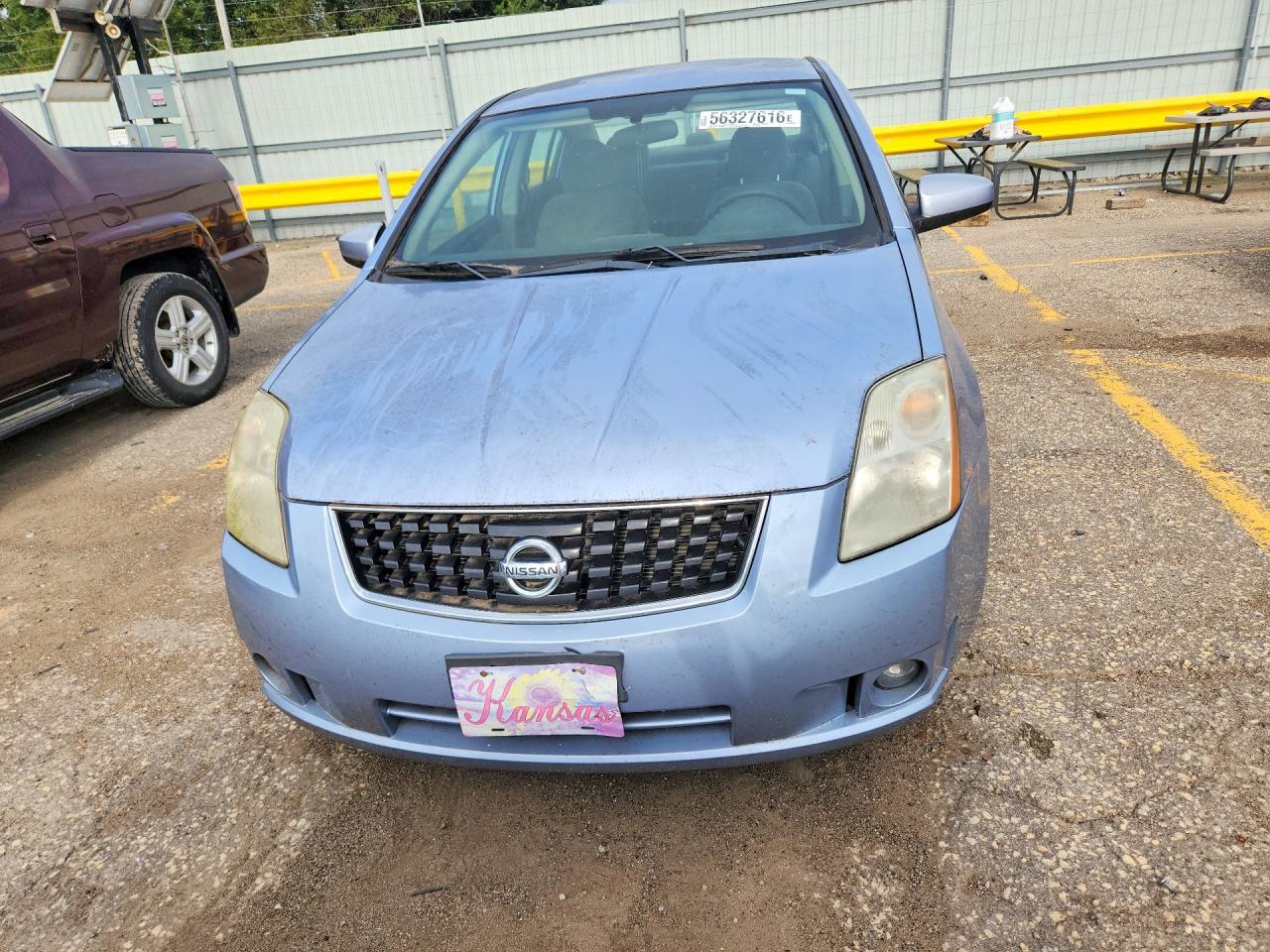 2009 Nissan Sentra Синий vin: 3N1AB61E59L627890