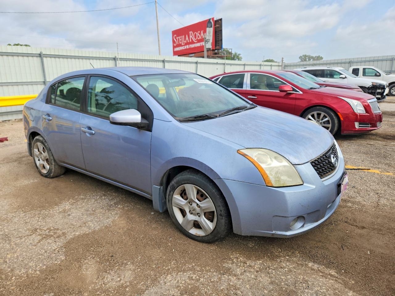 2009 Nissan Sentra Синий vin: 3N1AB61E59L627890