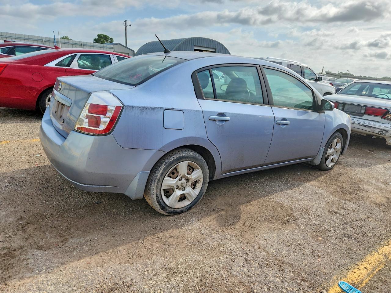 2009 Nissan Sentra Синий vin: 3N1AB61E59L627890