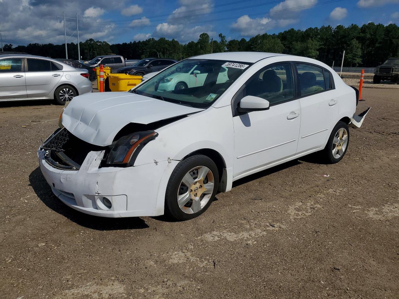 2009 Nissan Sentra 2.0 White vin: 3N1AB61E59L650599