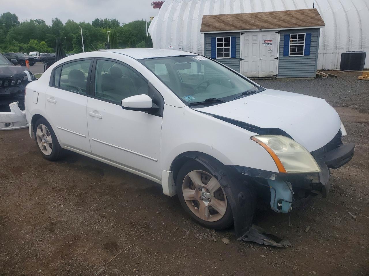 2009 Nissan Sentra 2.0 Белый vin: 3N1AB61E59L653907