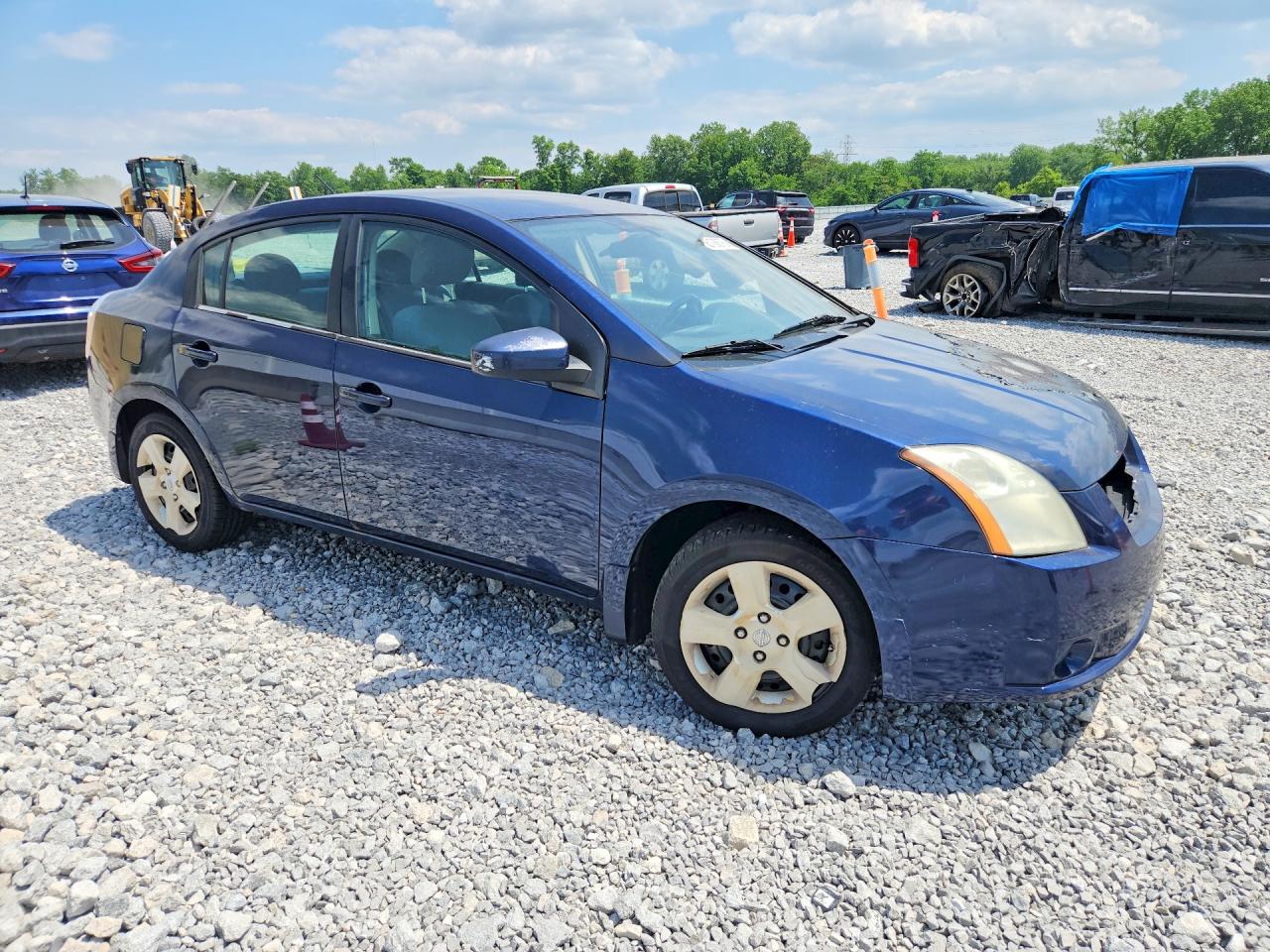 2009 Nissan Sentra 2.0 Синий vin: 3N1AB61E59L660842