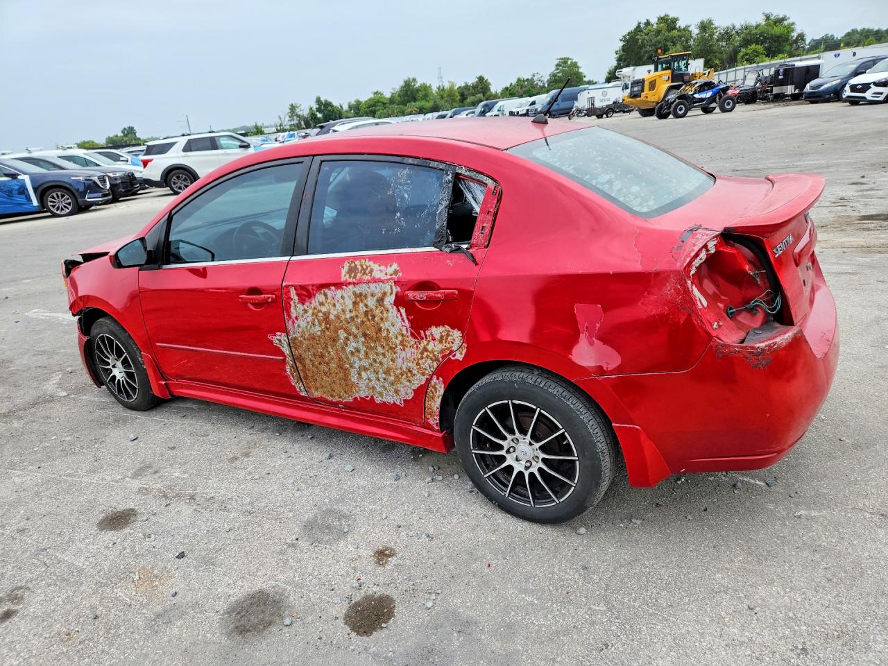 2009 Nissan Sentra 2.0 Red vin: 3N1AB61E59L675292
