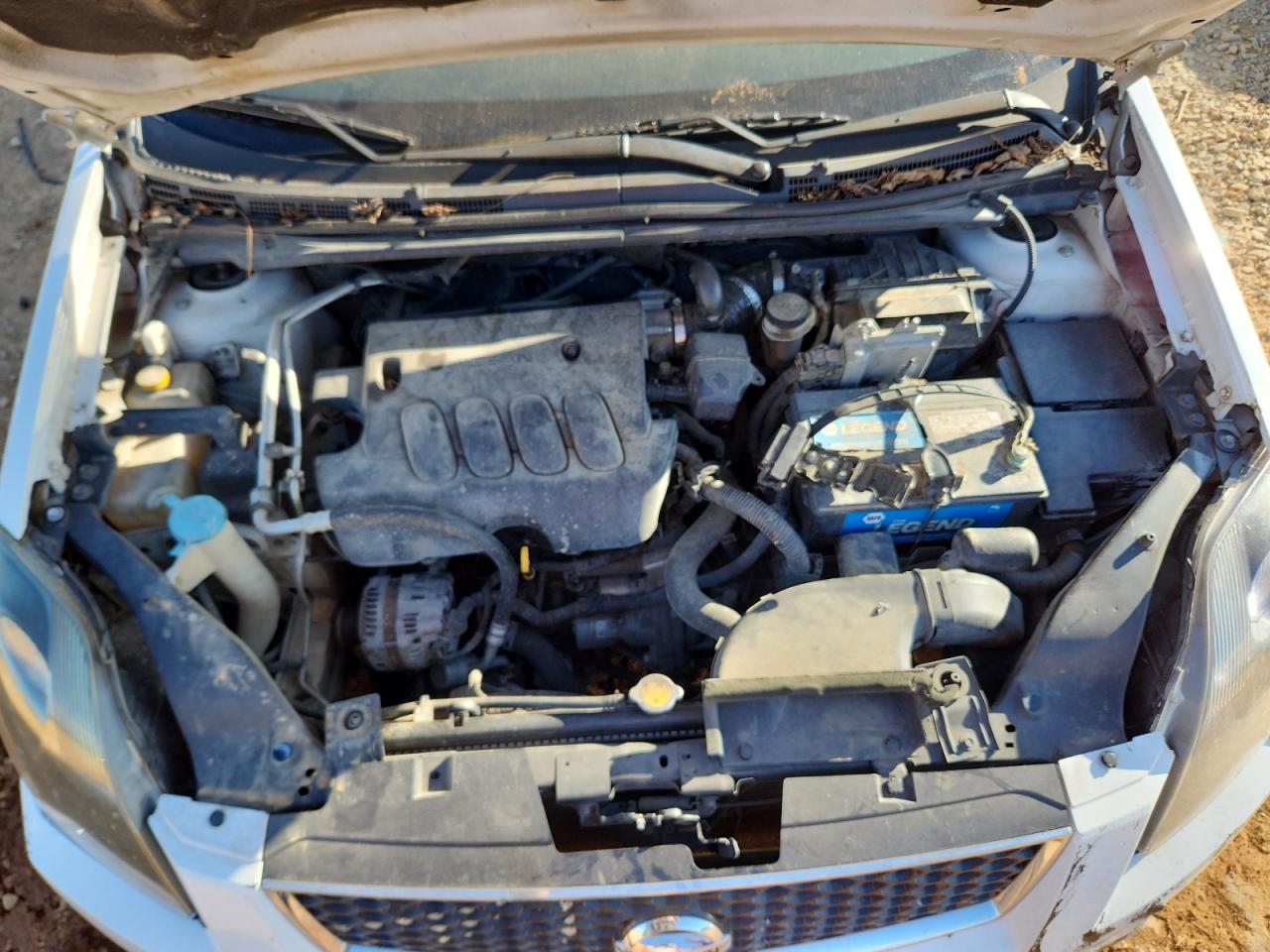 2009 Nissan Sentra 2.0 Белый vin: 3N1AB61E59L677463