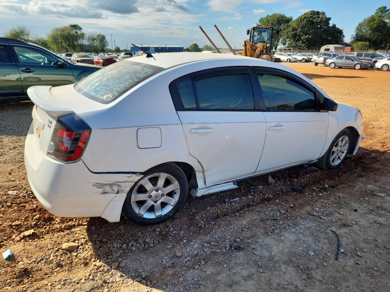 2009 Nissan Sentra 2.0 Белый vin: 3N1AB61E59L677463