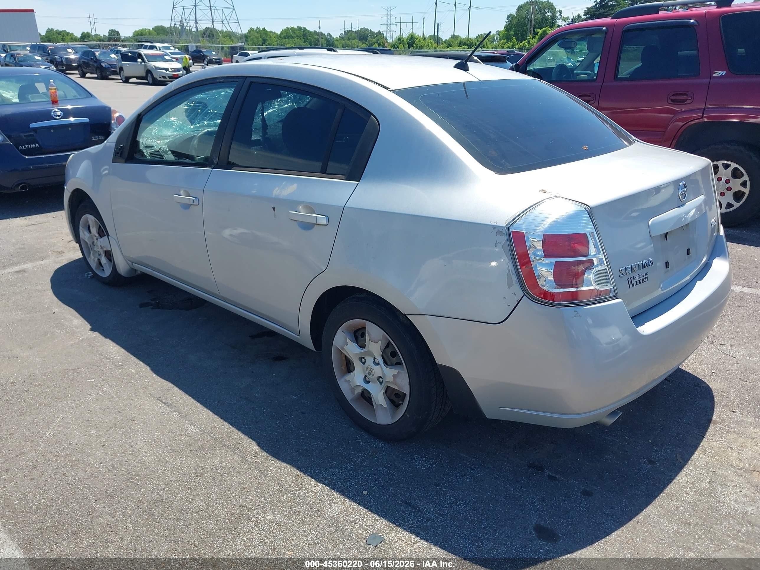 2007 Nissan Sentra 2.0s Gray vin: 3N1AB61E67L606754