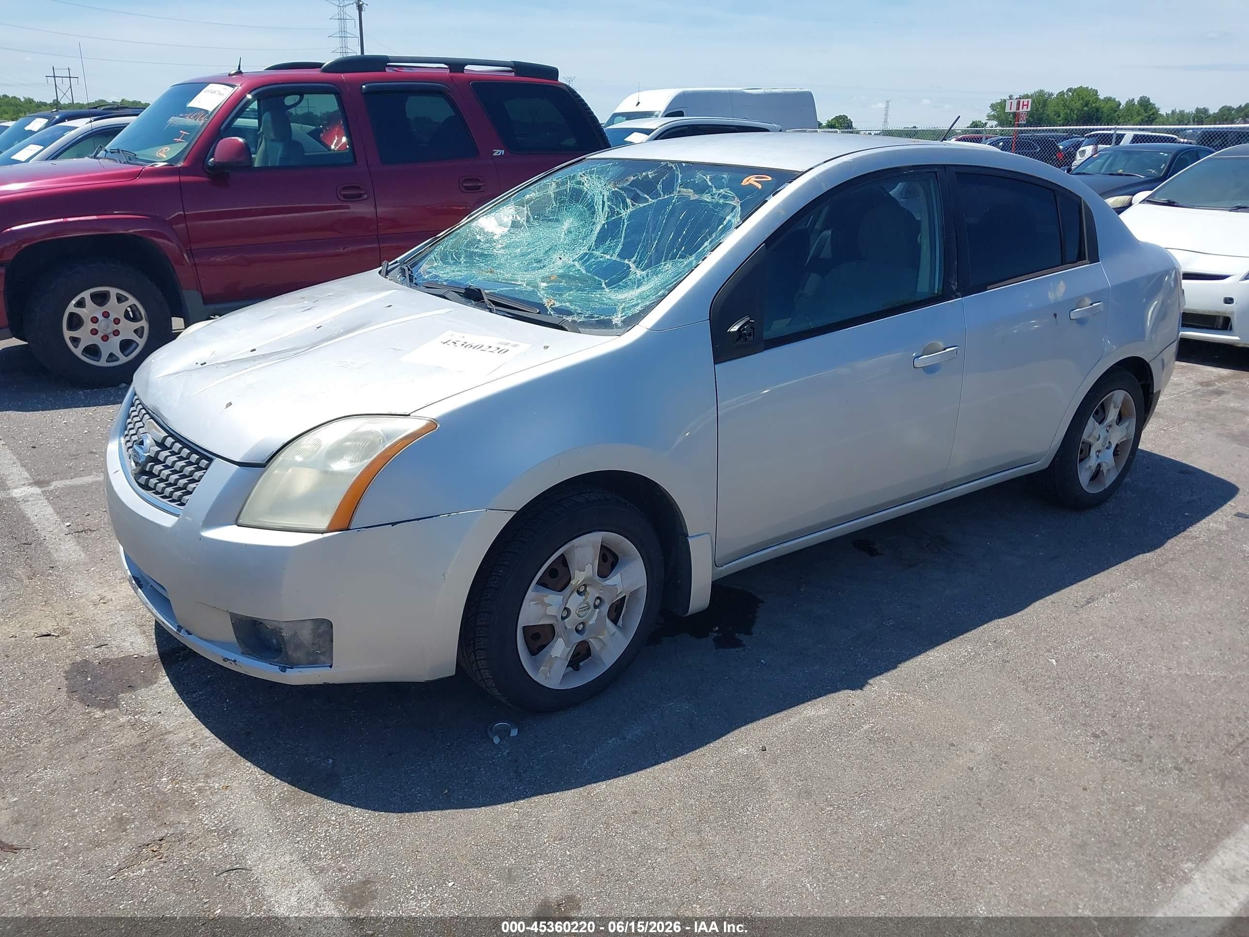 2007 Nissan Sentra 2.0s Gray vin: 3N1AB61E67L606754