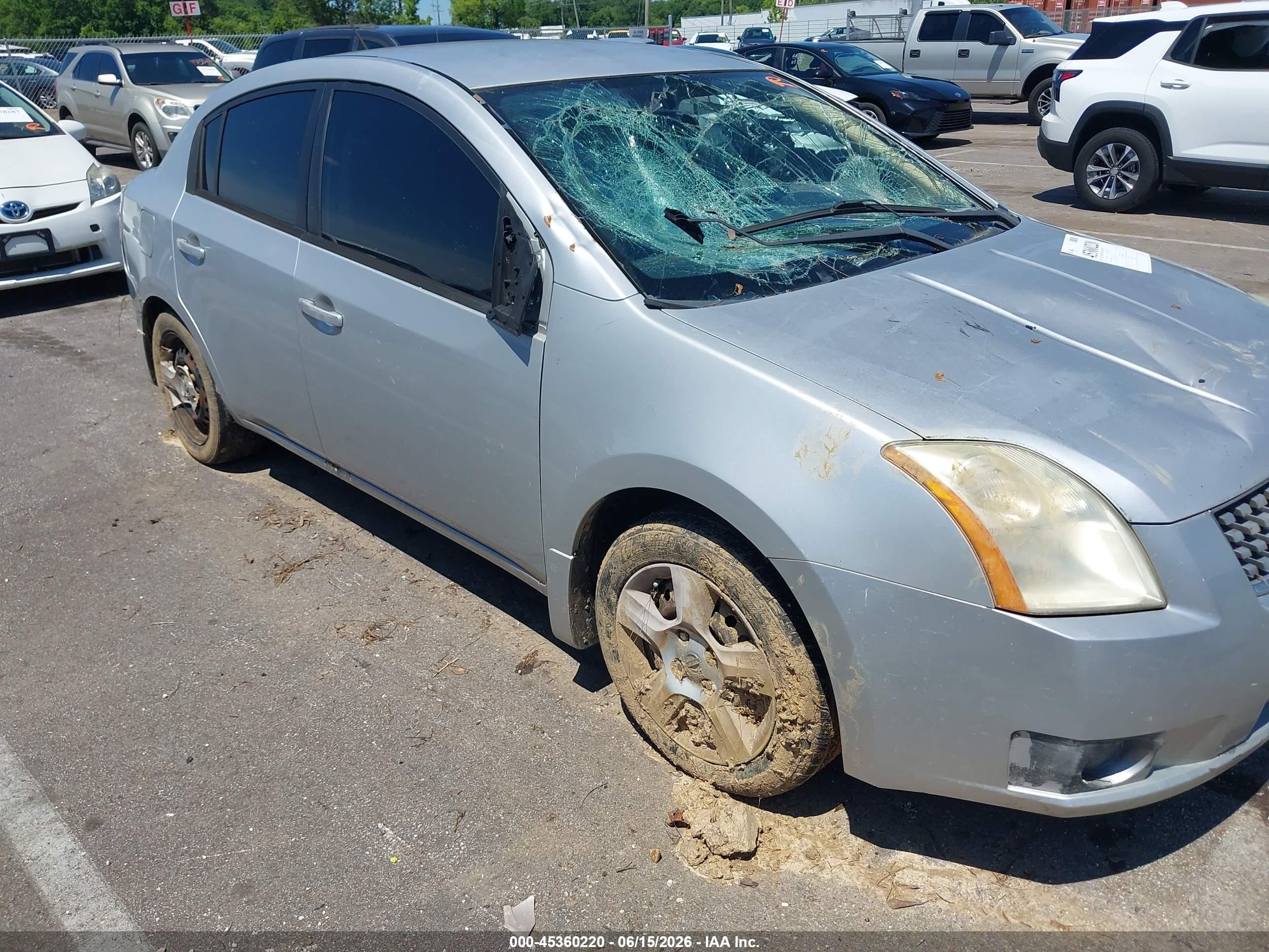 2007 Nissan Sentra 2.0s Gray vin: 3N1AB61E67L606754