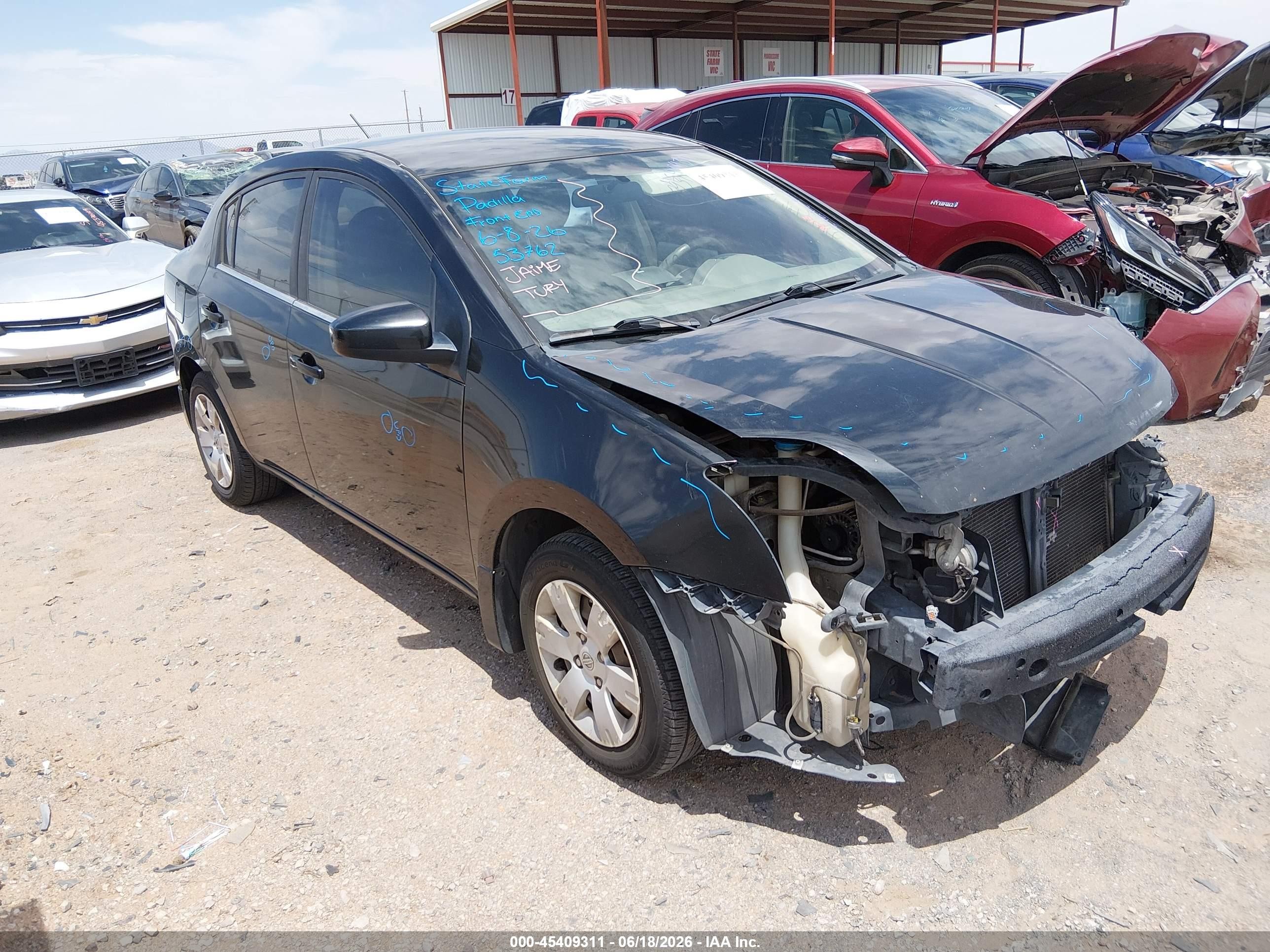 2007 Nissan Sentra 2.0 Black vin: 3N1AB61E67L626549