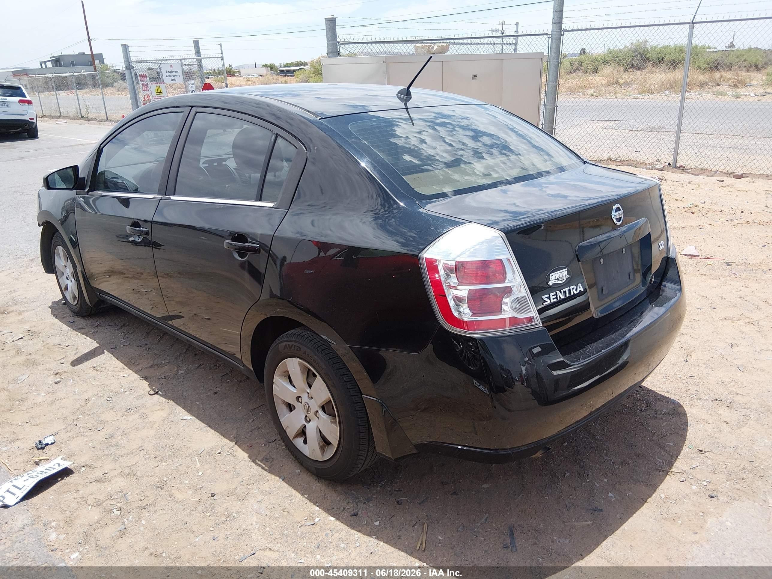 2007 Nissan Sentra 2.0 Black vin: 3N1AB61E67L626549