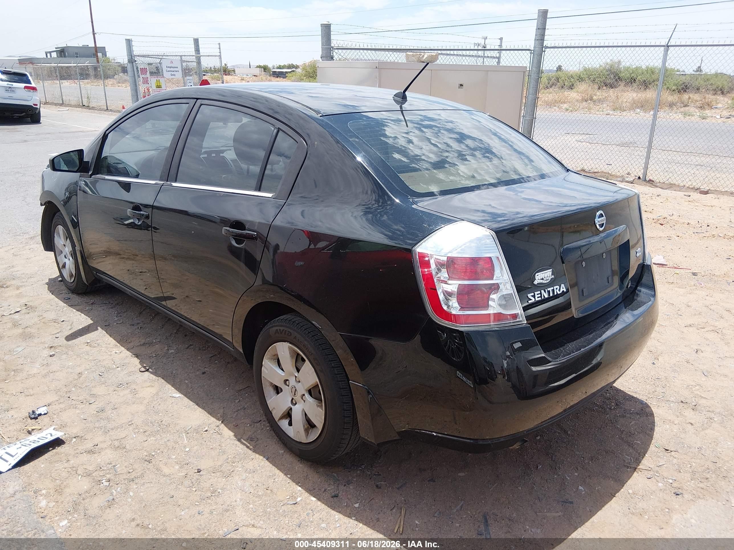 2007 Nissan Sentra 2.0 Black vin: 3N1AB61E67L626549