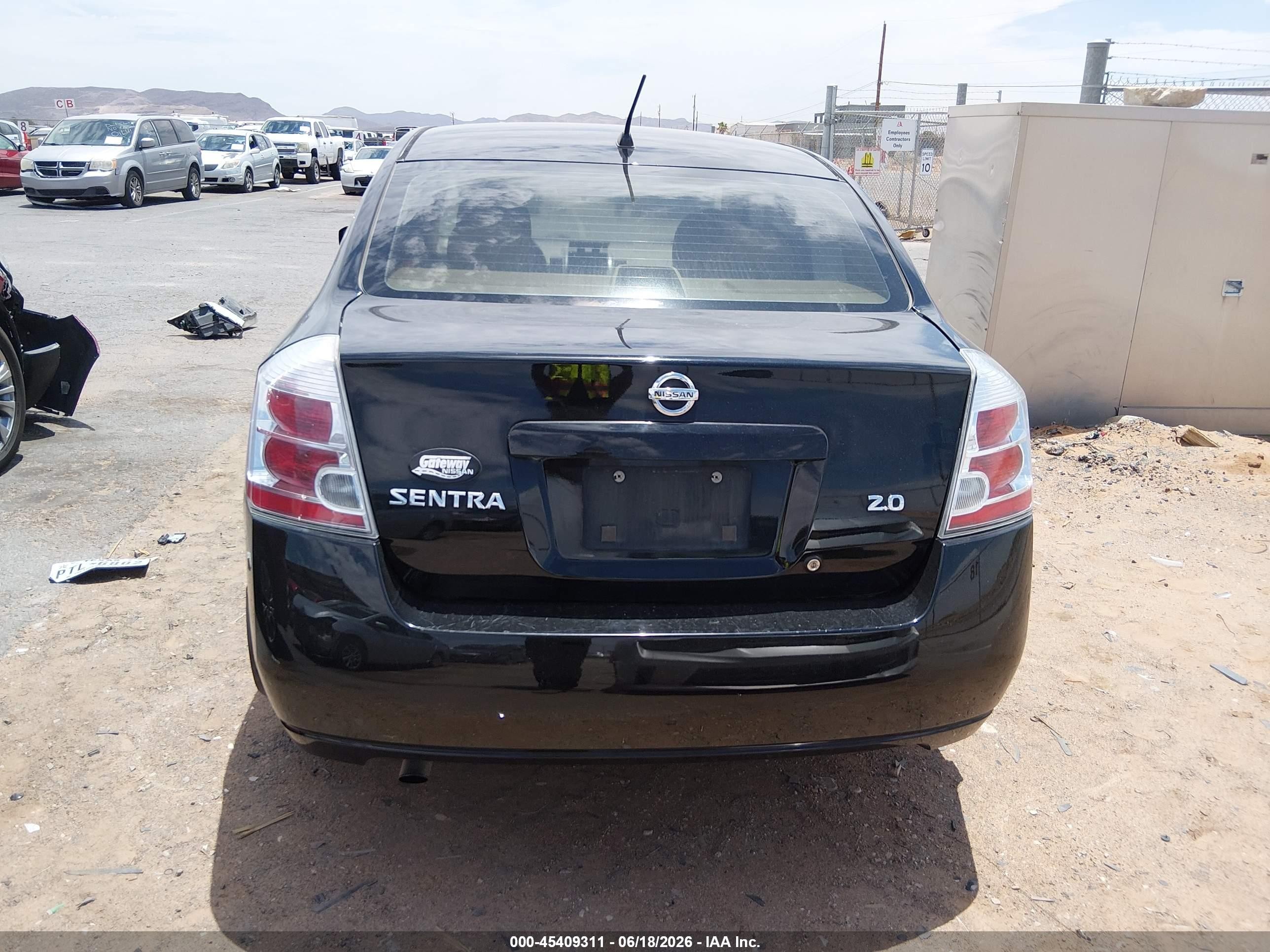 2007 Nissan Sentra 2.0 Black vin: 3N1AB61E67L626549