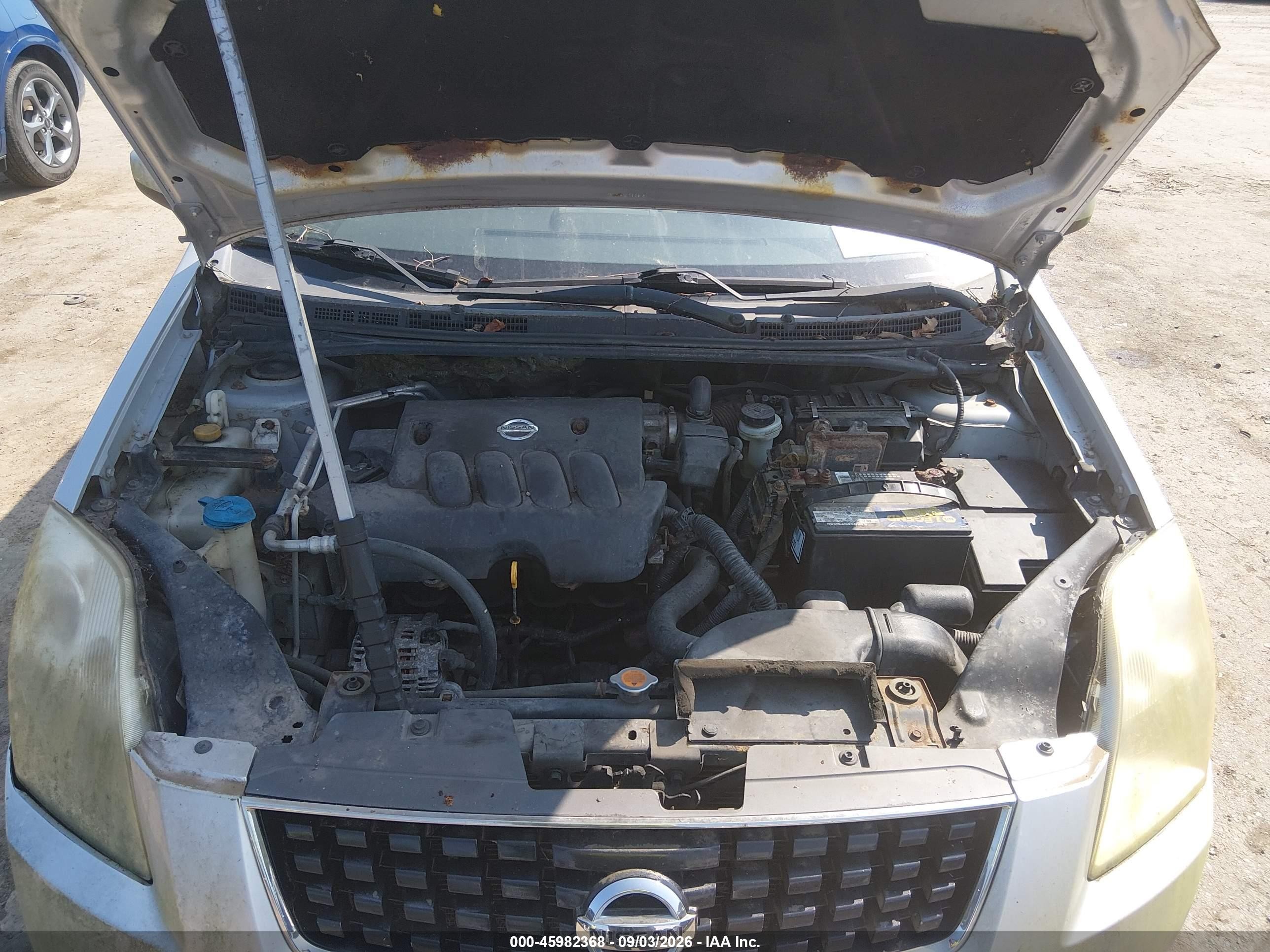 2007 Nissan Sentra 2.0s Silver vin: 3N1AB61E67L643030