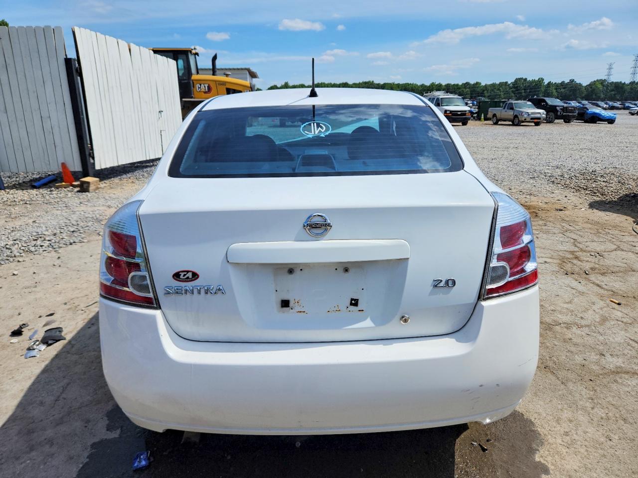2007 Nissan Sentra 2.0 White vin: 3N1AB61E67L663200