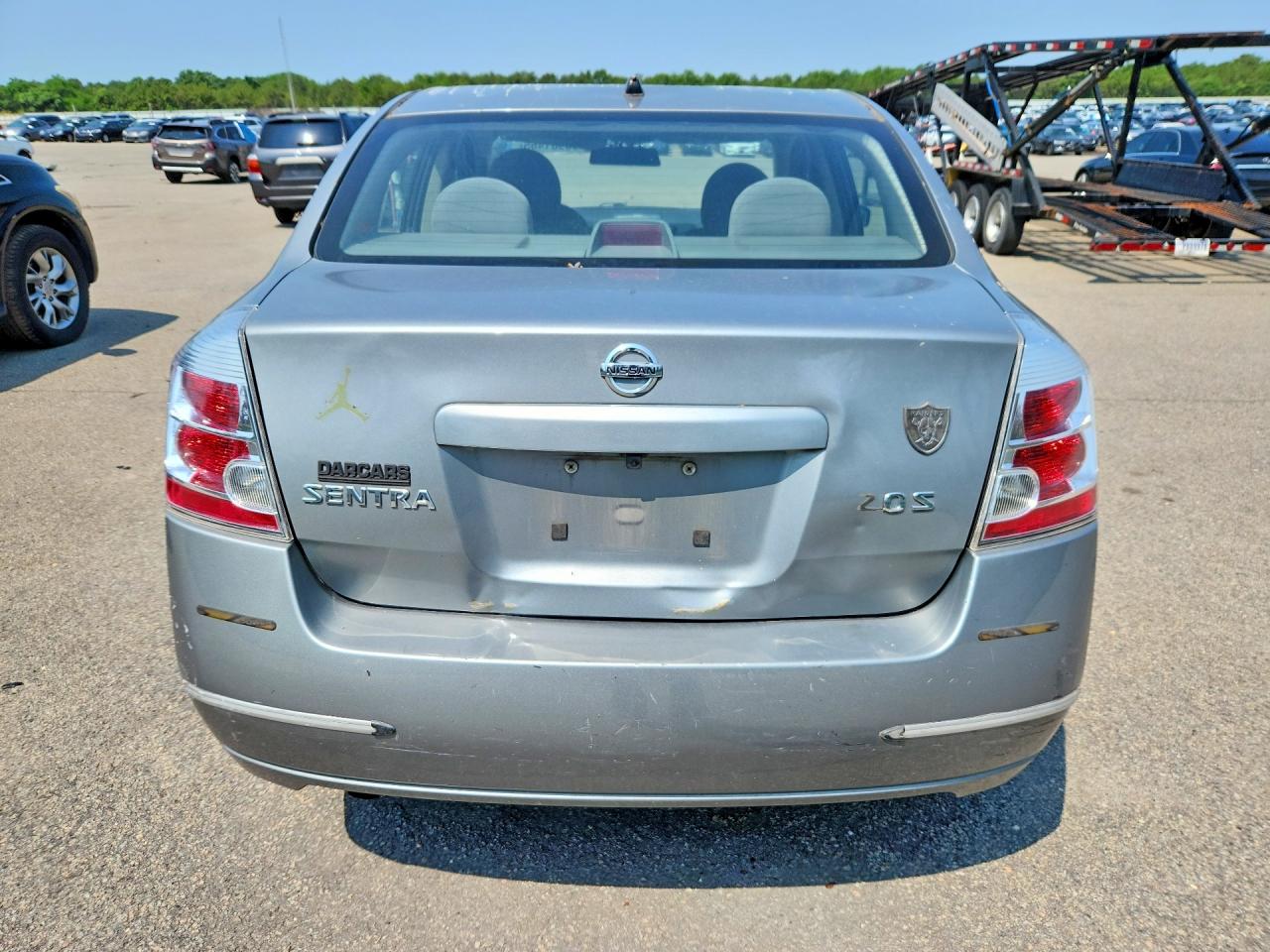 2007 Nissan Sentra 2.0 Silver vin: 3N1AB61E67L665125