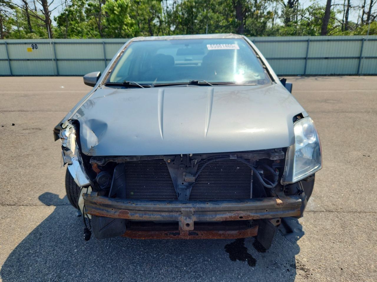 2007 Nissan Sentra 2.0 Silver vin: 3N1AB61E67L665125