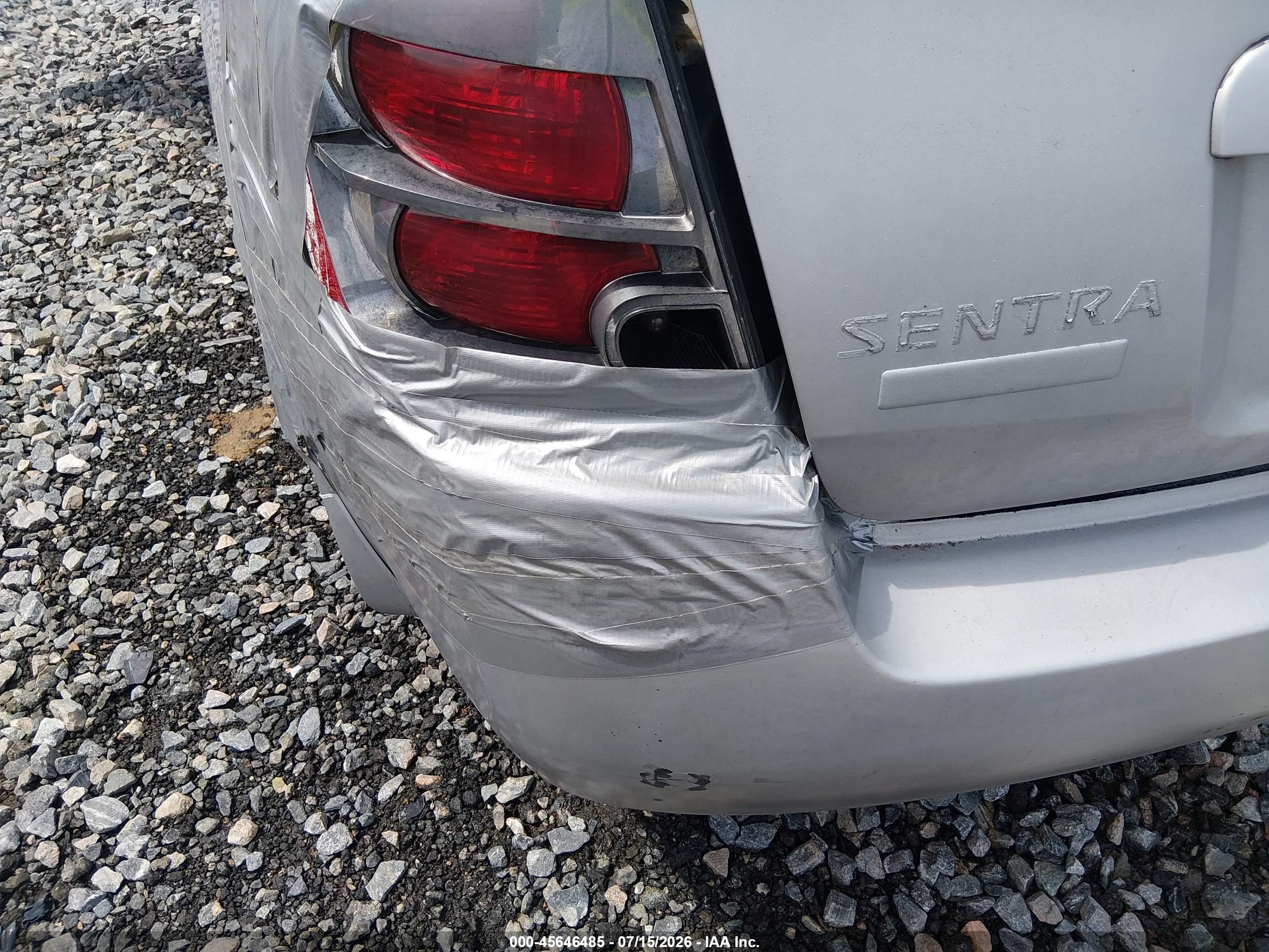 2007 Nissan Sentra 2.0s Silver vin: 3N1AB61E67L675153