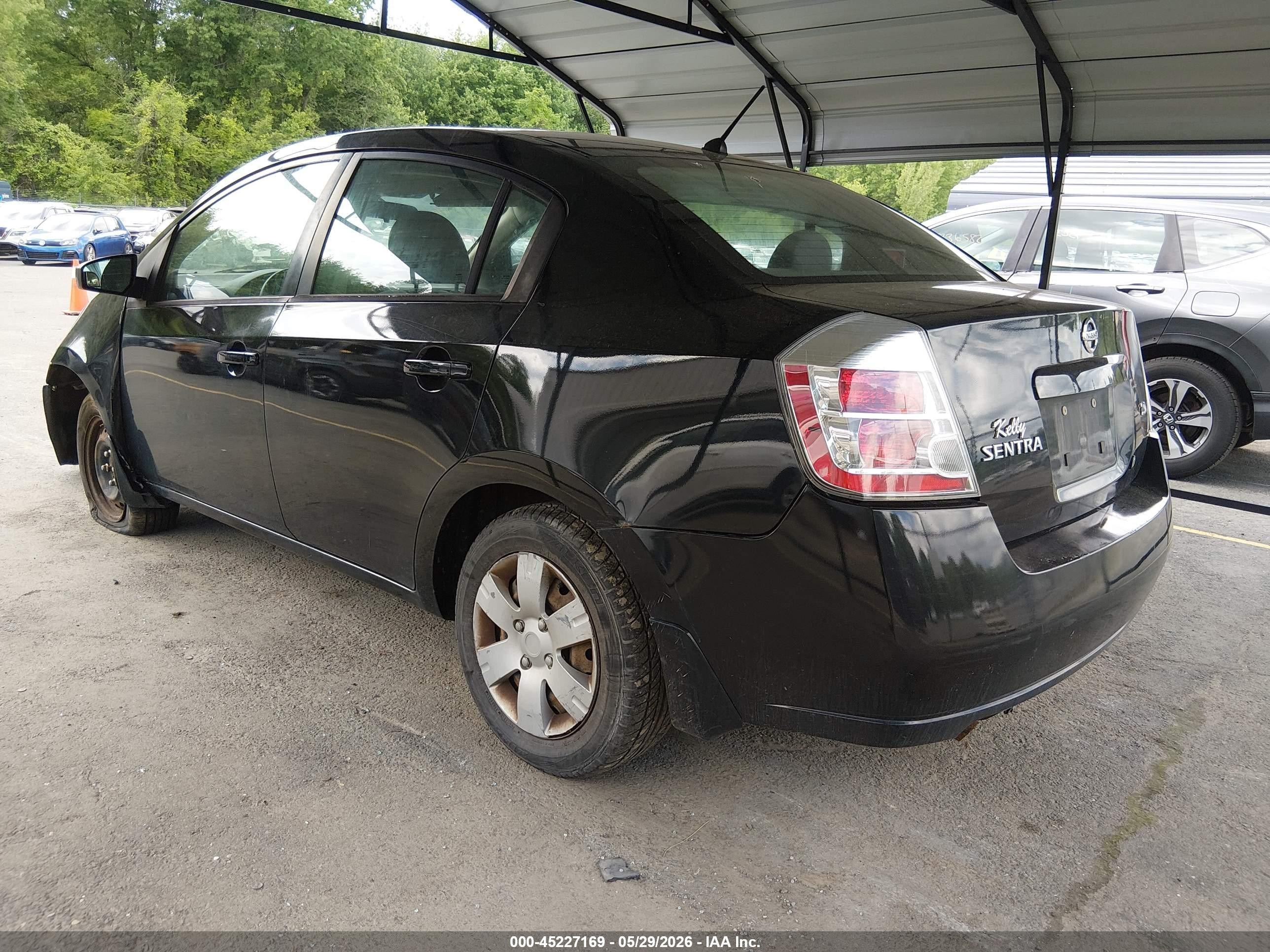 2007 Nissan Sentra 2.0 Black vin: 3N1AB61E67L689893