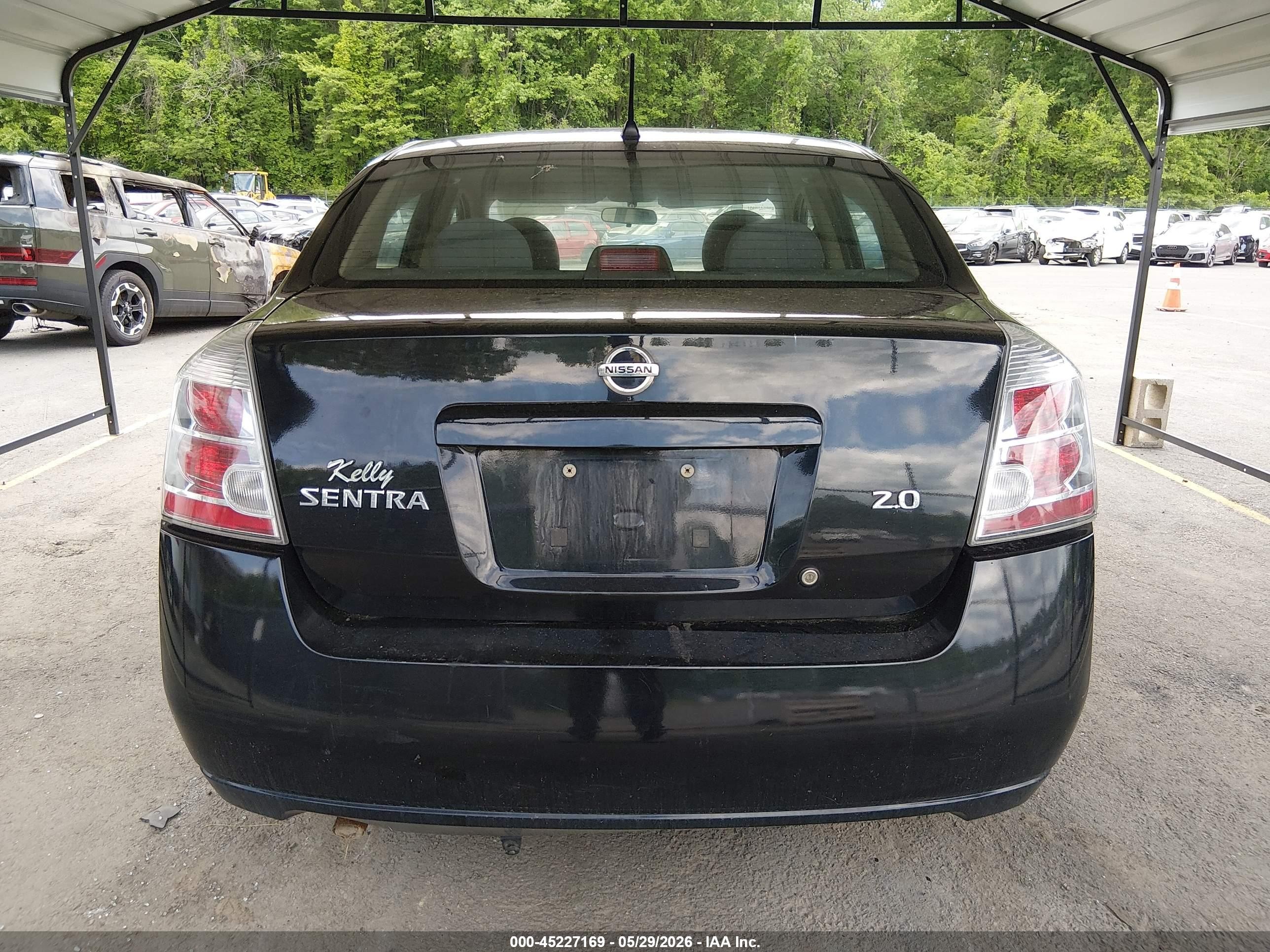 2007 Nissan Sentra 2.0 Black vin: 3N1AB61E67L689893