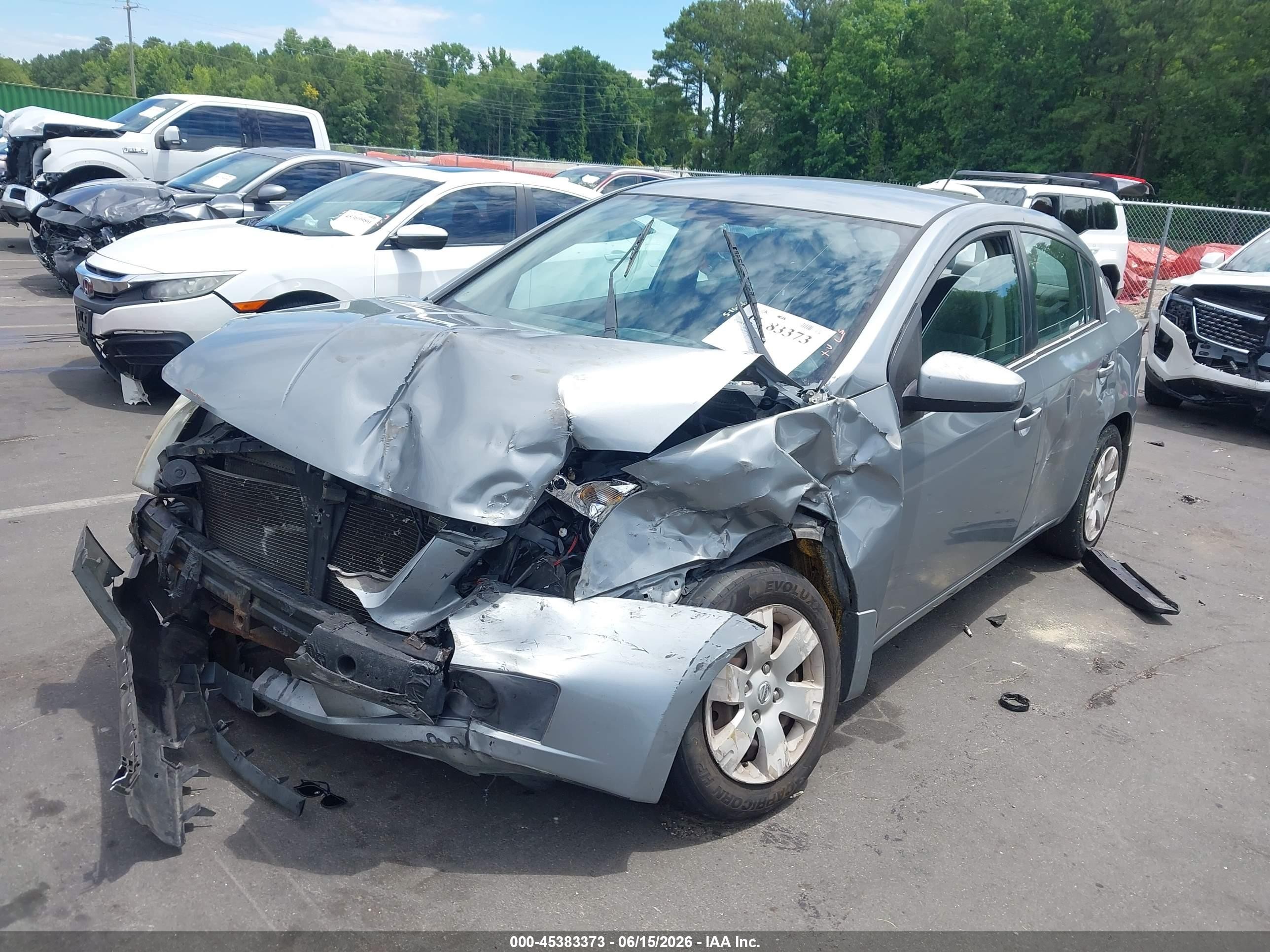2007 Nissan Sentra 2.0 Gray vin: 3N1AB61E67L709432