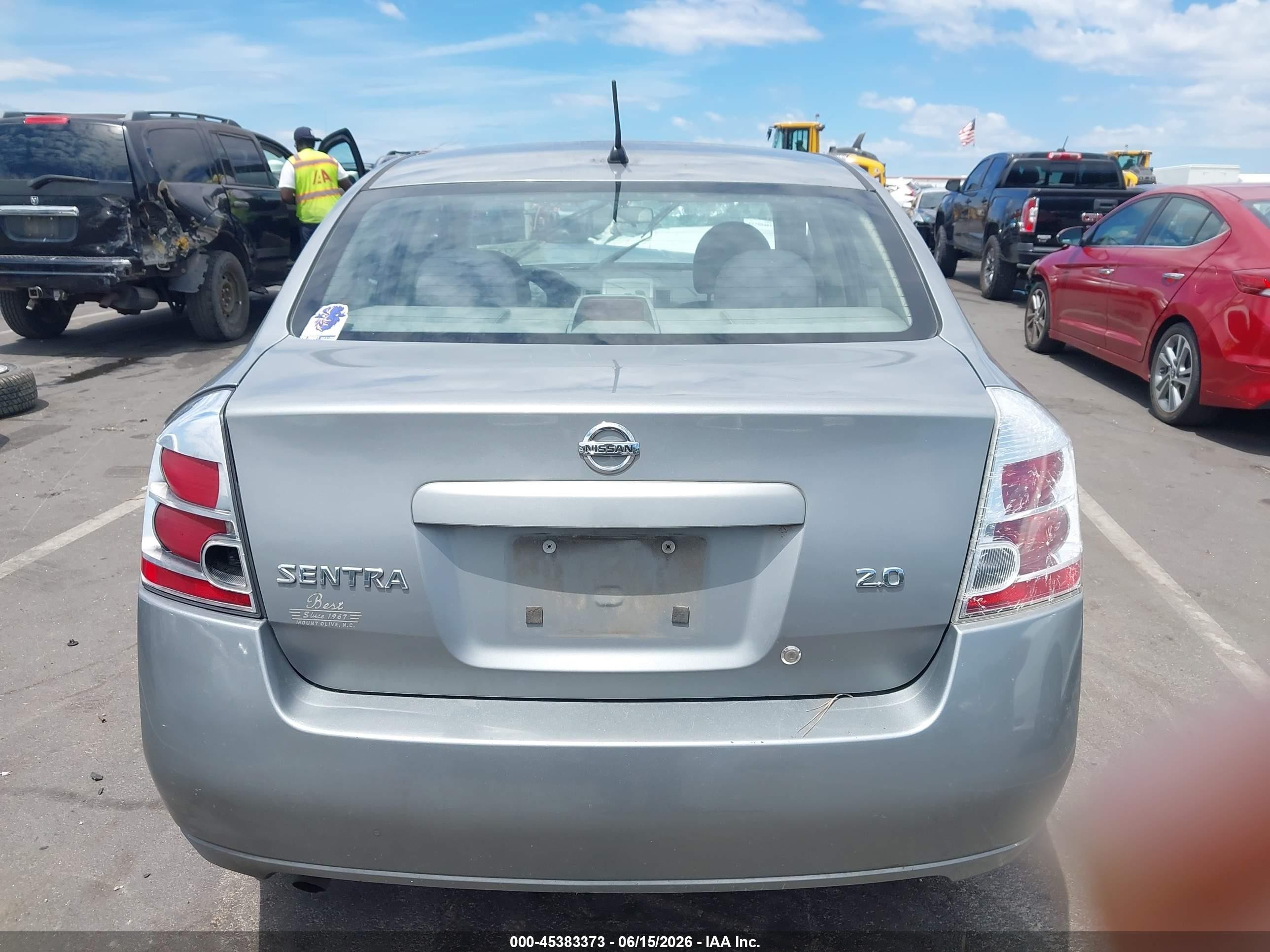 2007 Nissan Sentra 2.0 Gray vin: 3N1AB61E67L709432