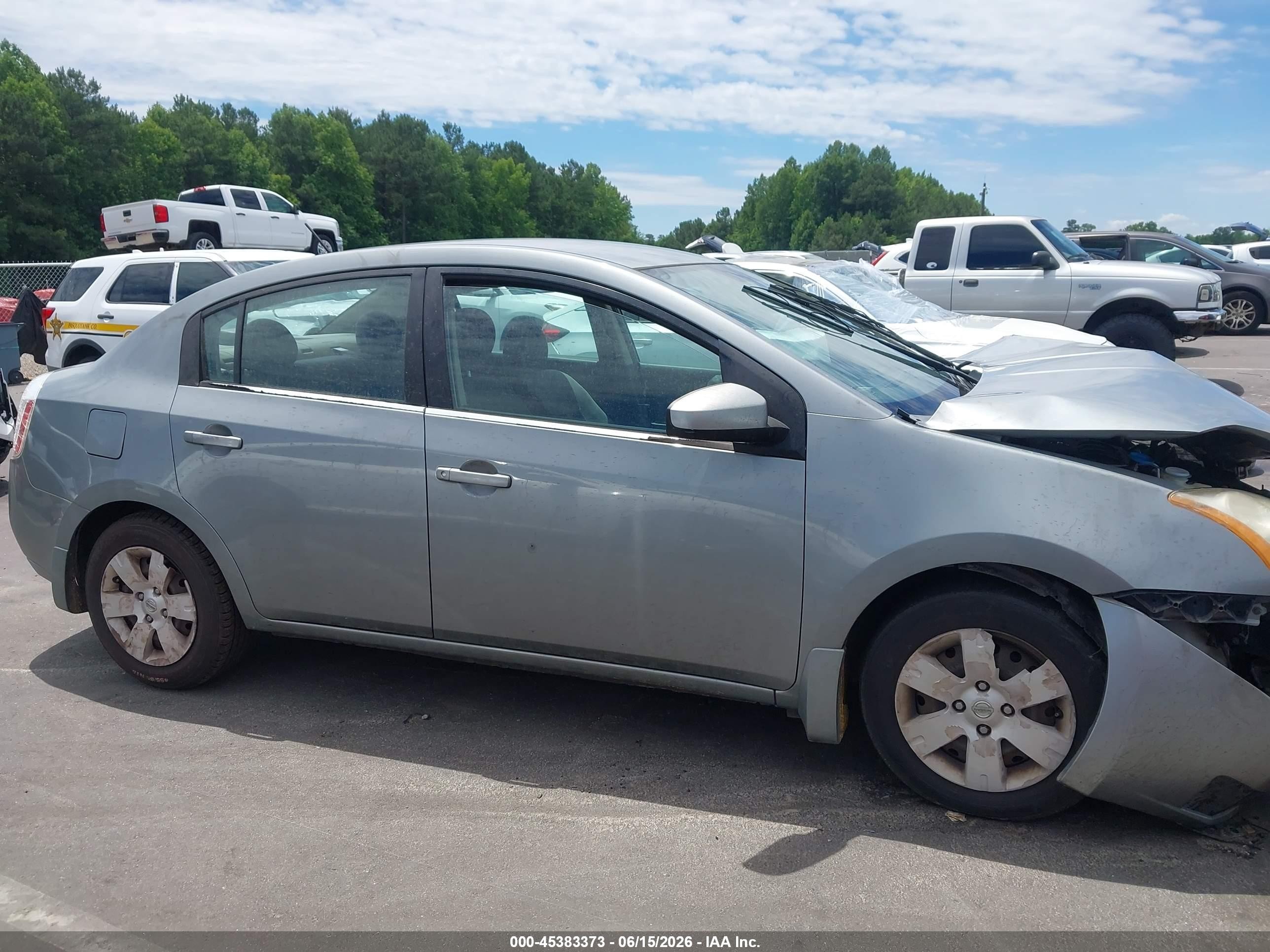 2007 Nissan Sentra 2.0 Gray vin: 3N1AB61E67L709432