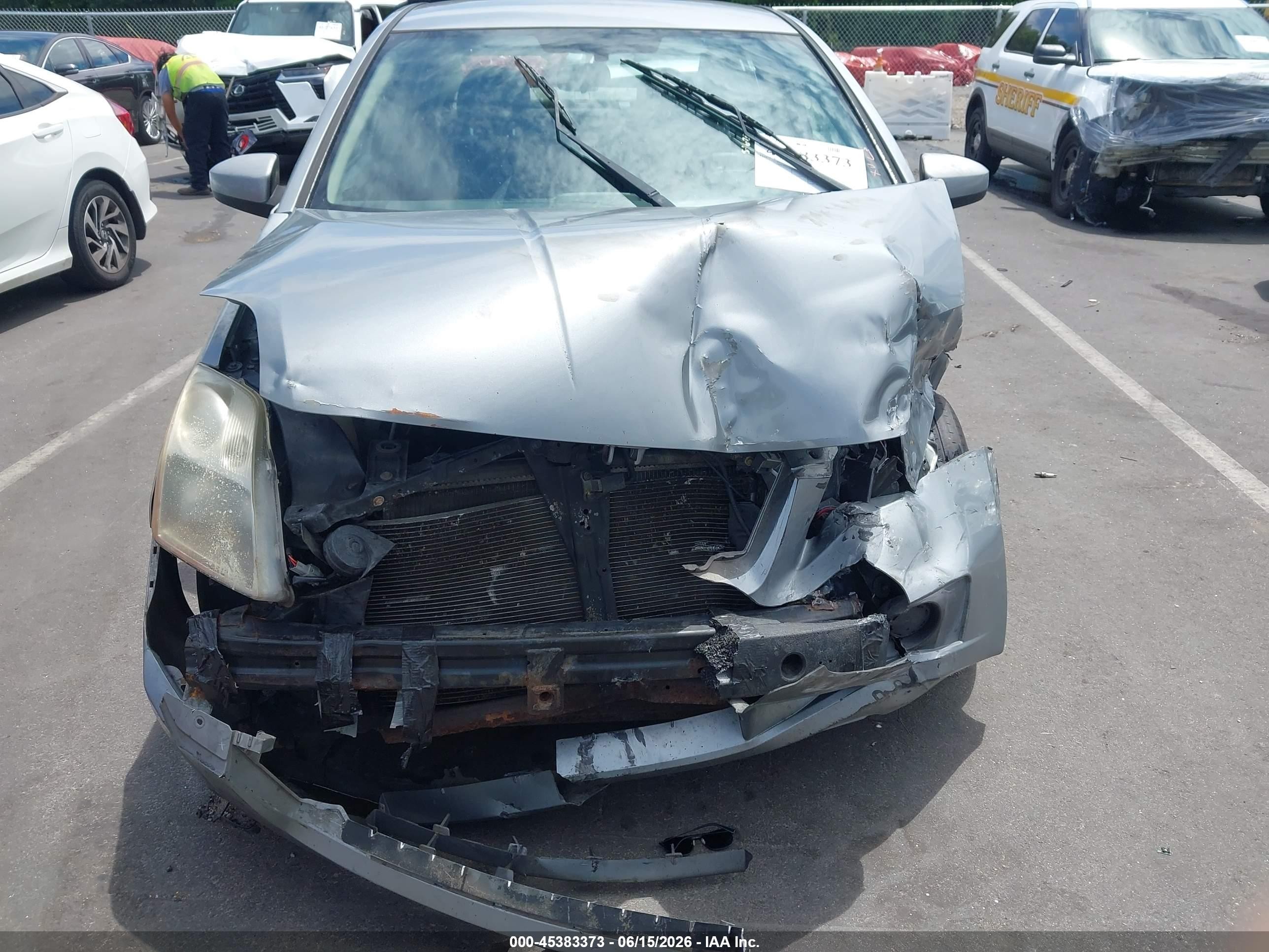2007 Nissan Sentra 2.0 Gray vin: 3N1AB61E67L709432