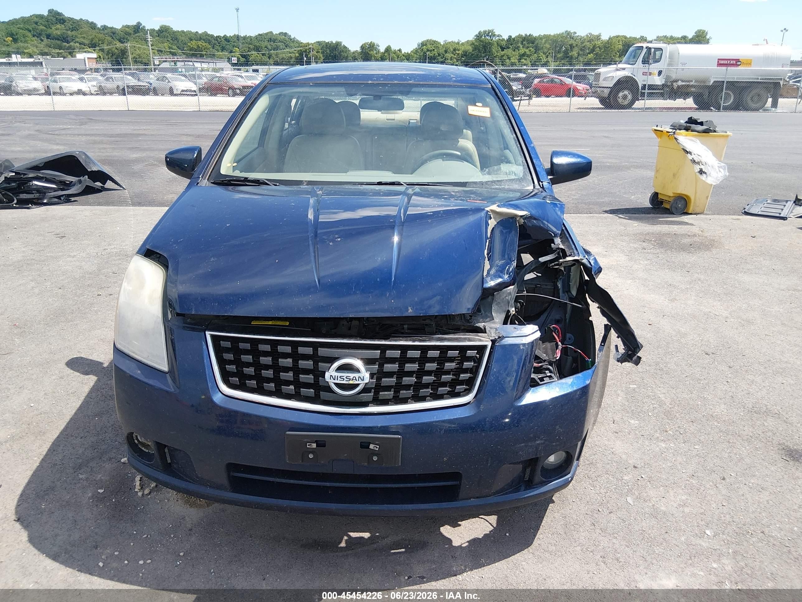 2008 Nissan Sentra 2.0 Sl Синий vin: 3N1AB61E68L612202