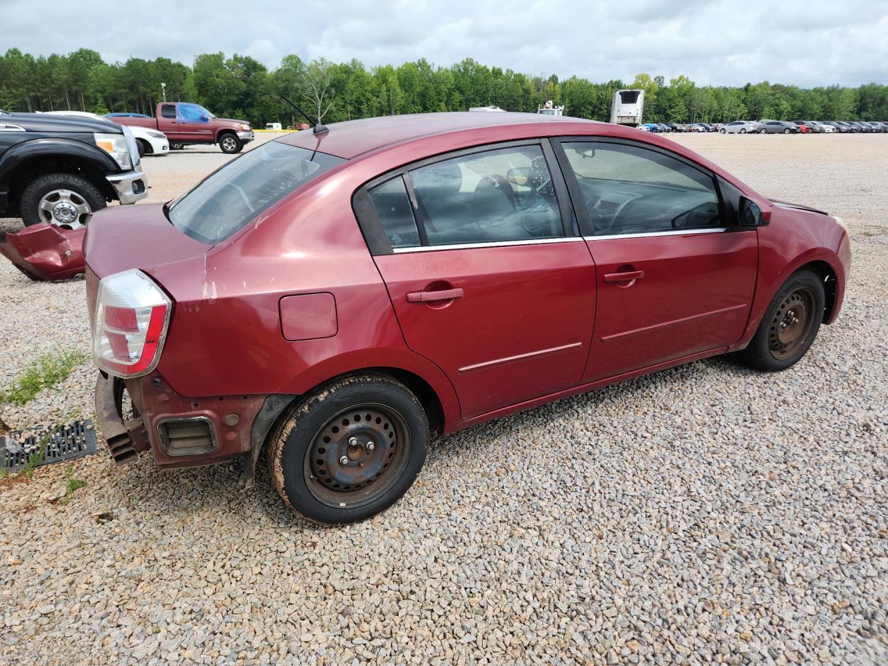 2008 Nissan Sentra 2.0/2.0s/2.0sl Red vin: 3N1AB61E68L617013