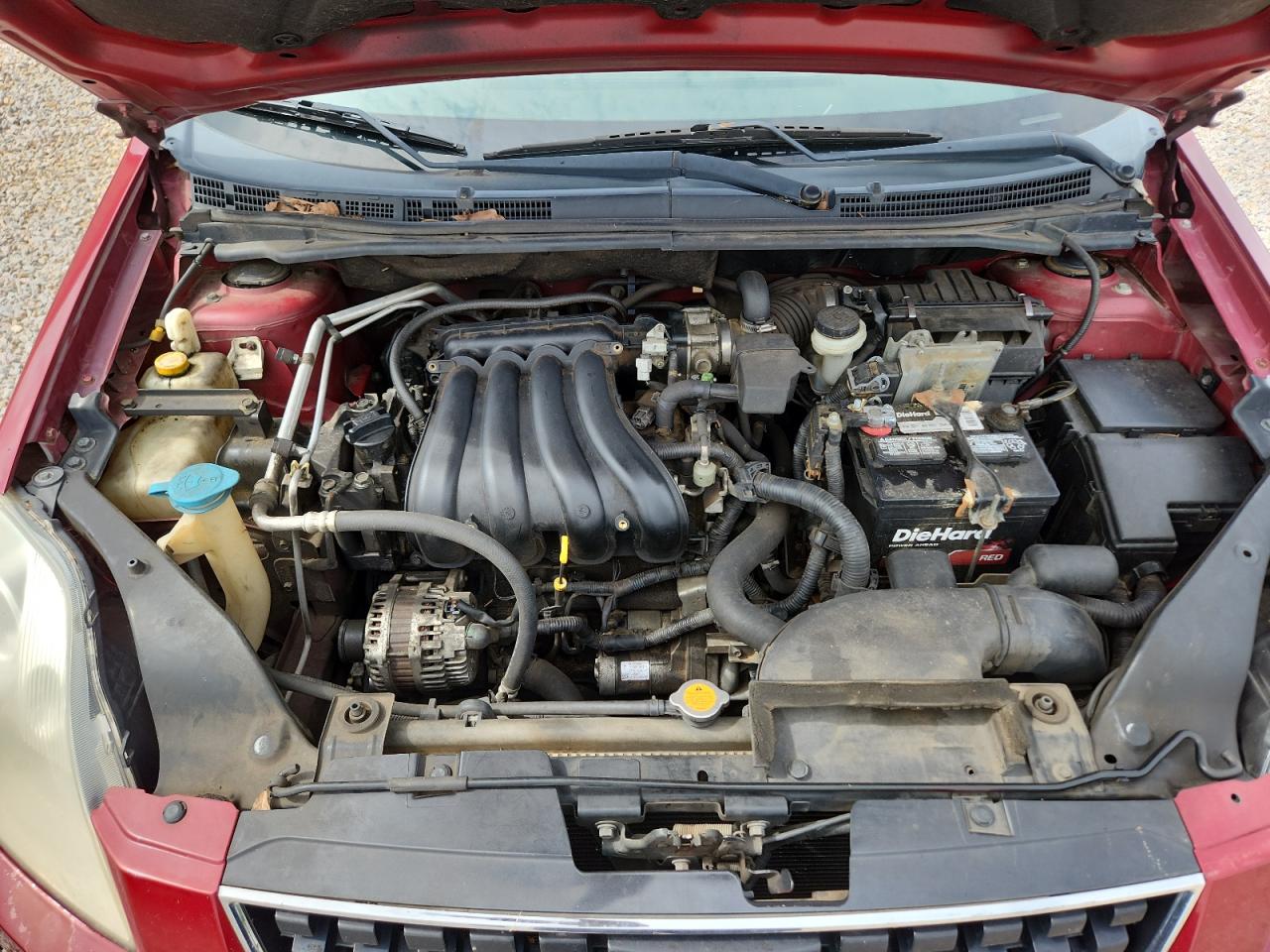 2008 Nissan Sentra 2.0/2.0s/2.0sl Red vin: 3N1AB61E68L617013