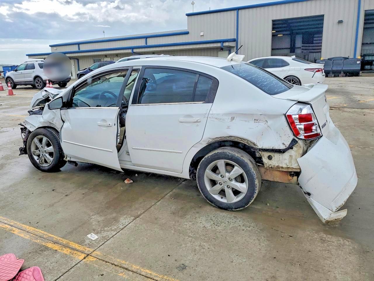2008 Nissan Sentra 2.0 White vin: 3N1AB61E68L643787