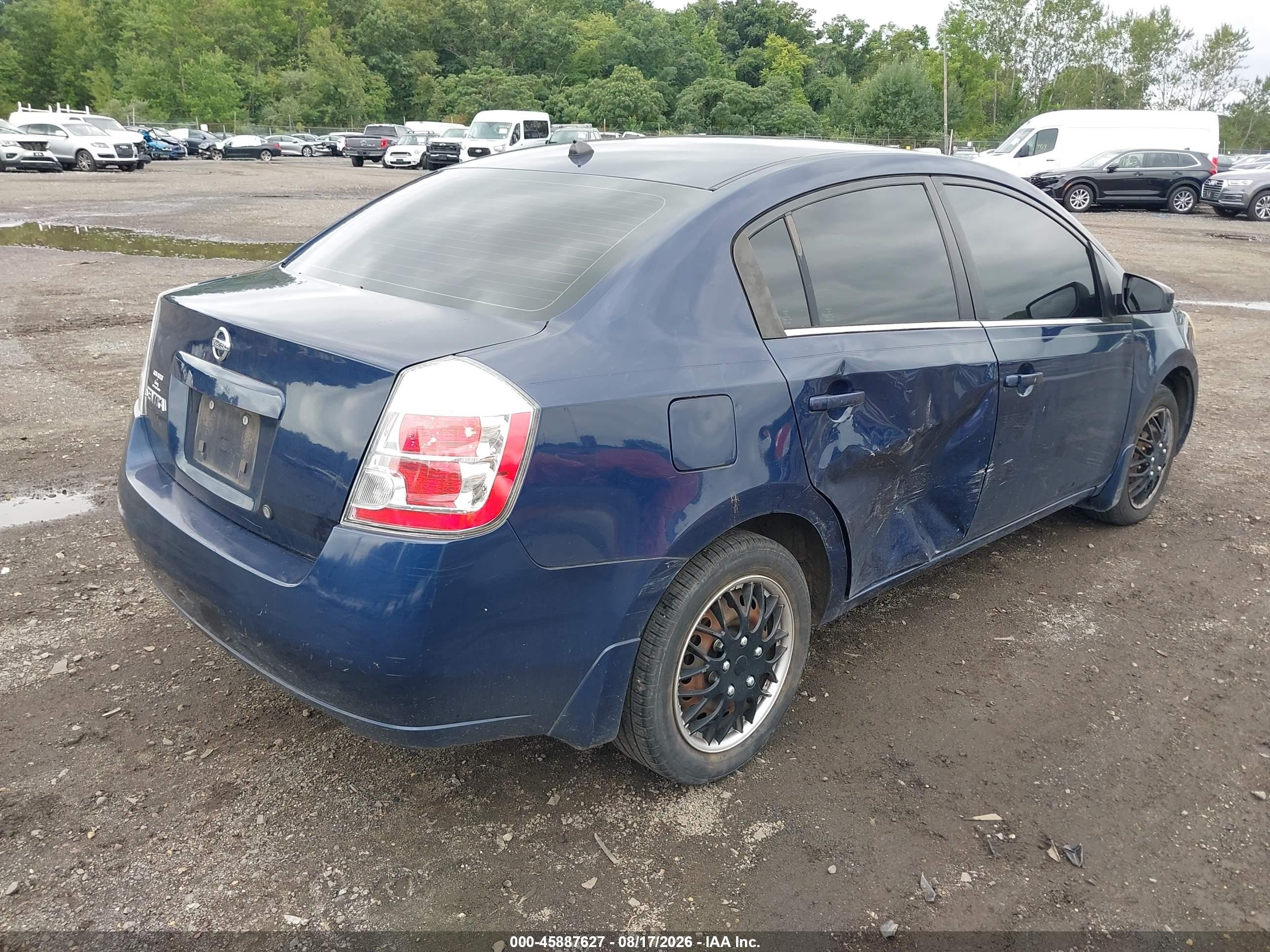 2008 Nissan Sentra 2.0 S Dark Blue vin: 3N1AB61E68L685022