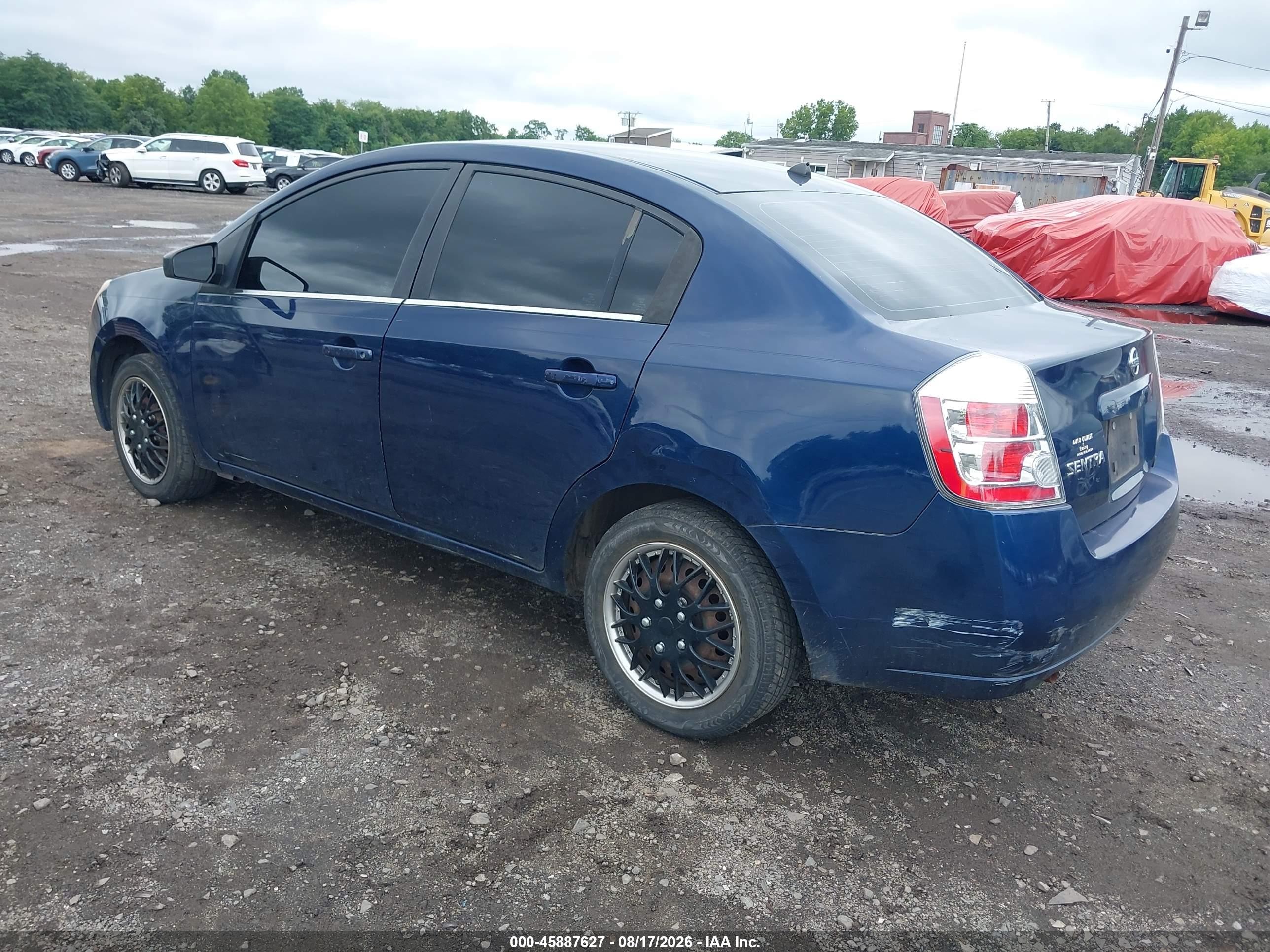 2008 Nissan Sentra 2.0 S Dark Blue vin: 3N1AB61E68L685022