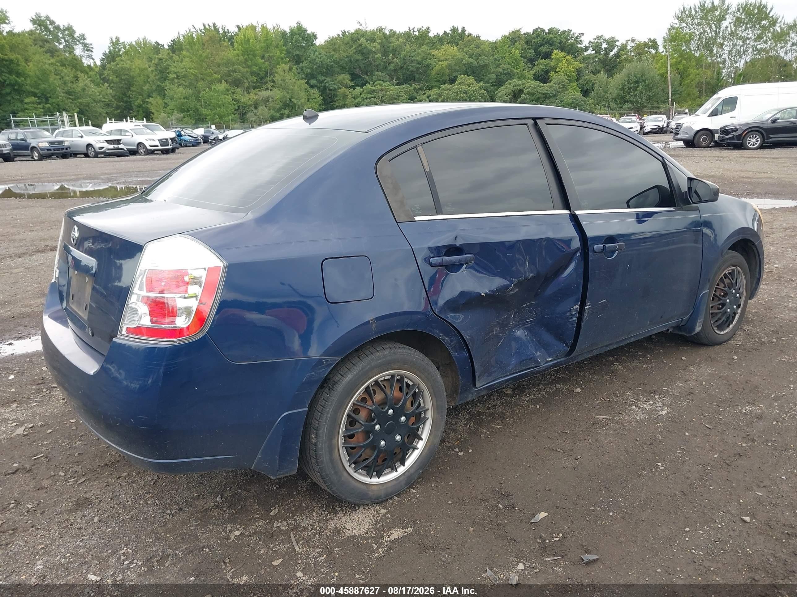 2008 Nissan Sentra 2.0 S Dark Blue vin: 3N1AB61E68L685022