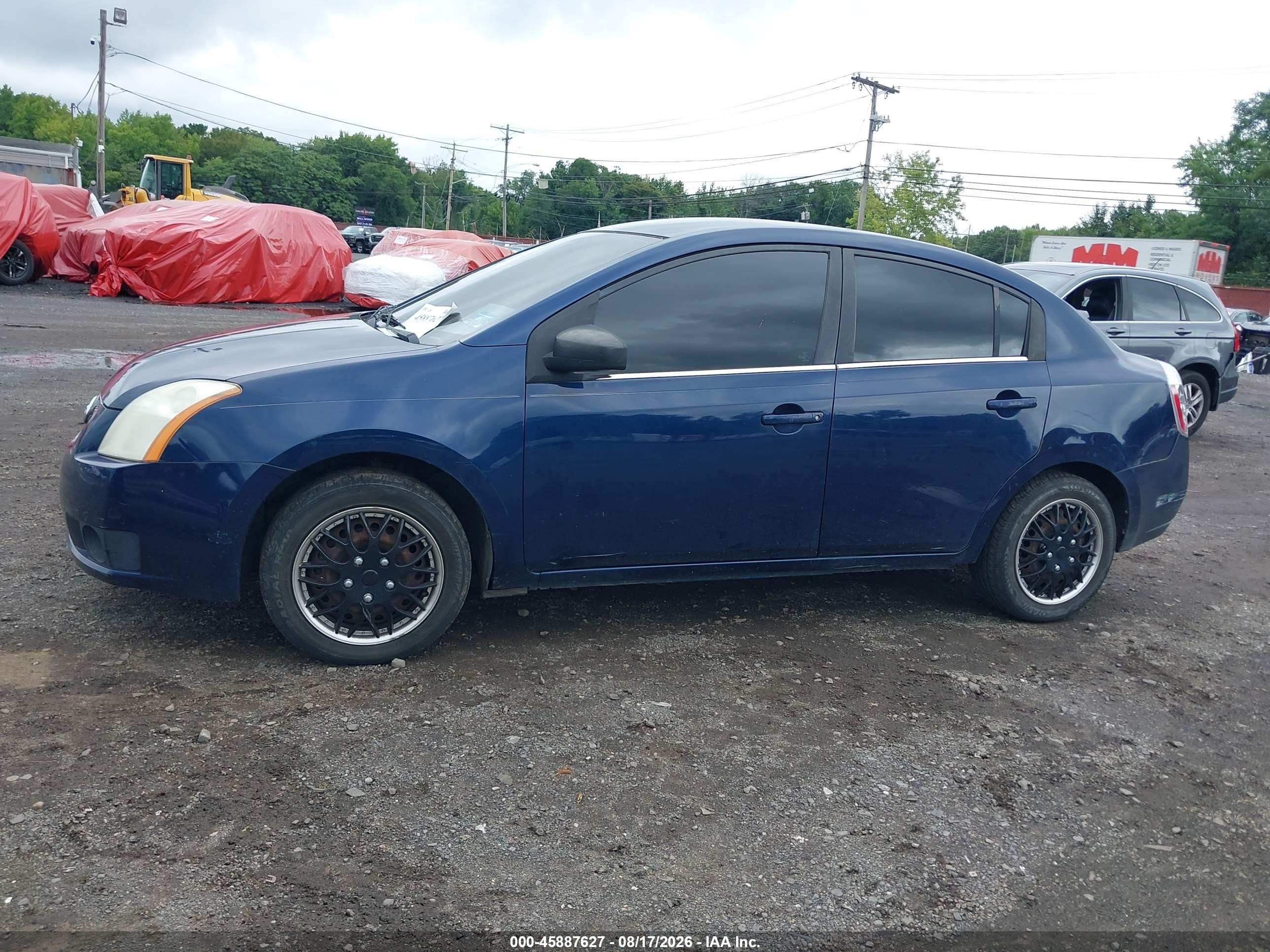 2008 Nissan Sentra 2.0 S Dark Blue vin: 3N1AB61E68L685022